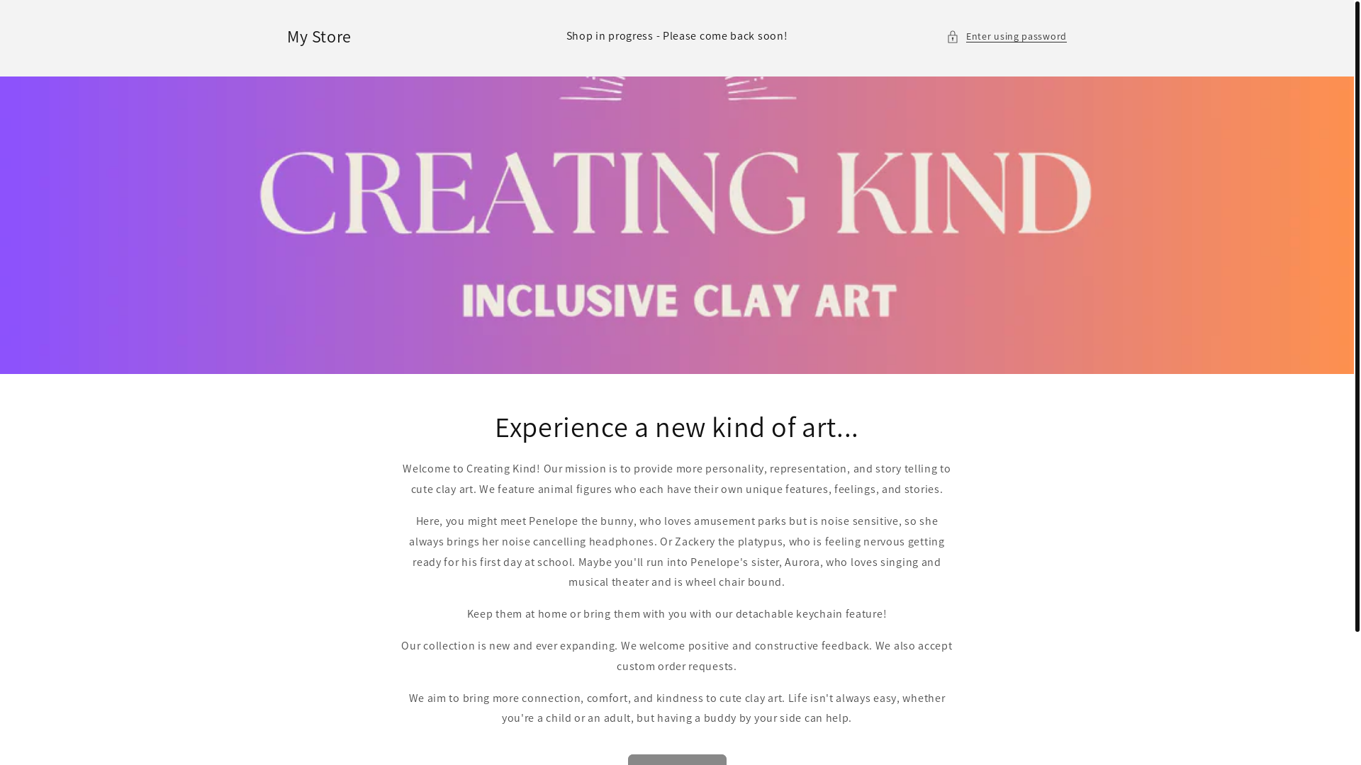 website screenshot of https://magickindclay.com/