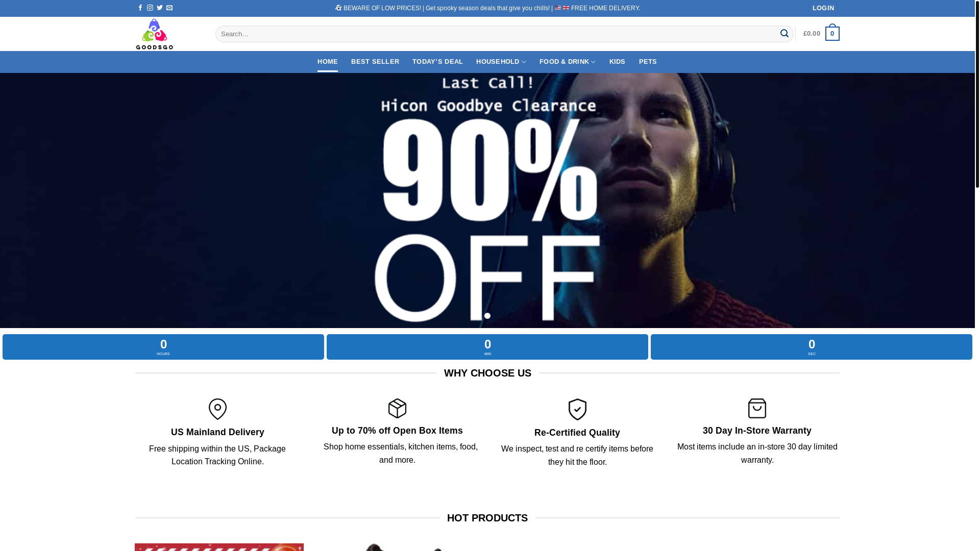 website screenshot of https://dealplace.shop/