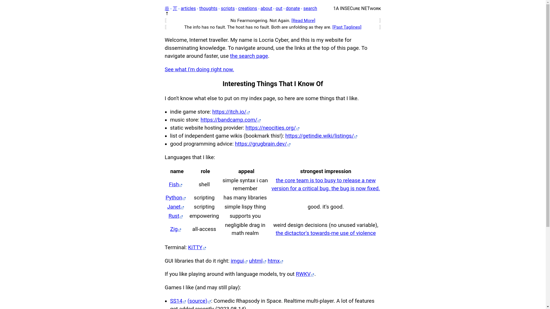 website screenshot of https://www-1a-insec-net.pages.dev/