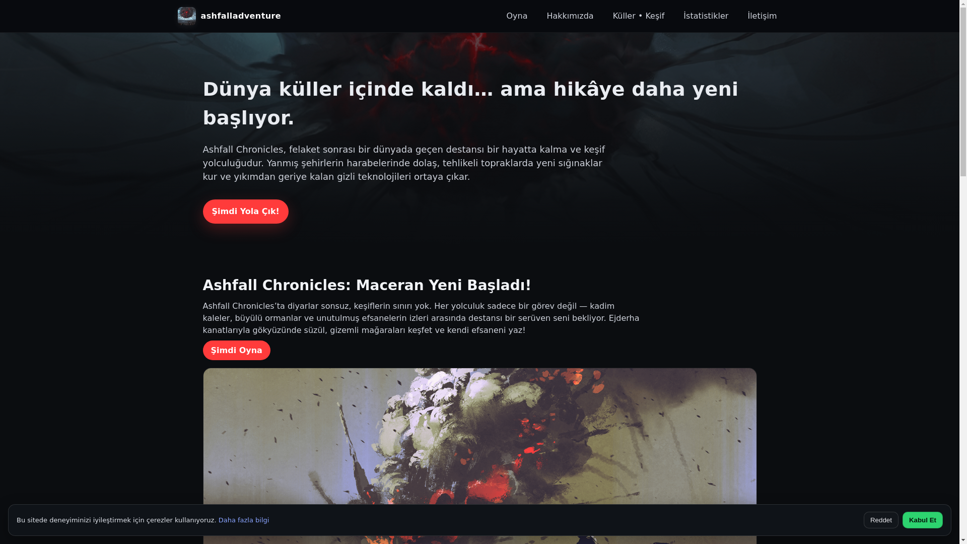 website screenshot of https://ashfalladventure.com/