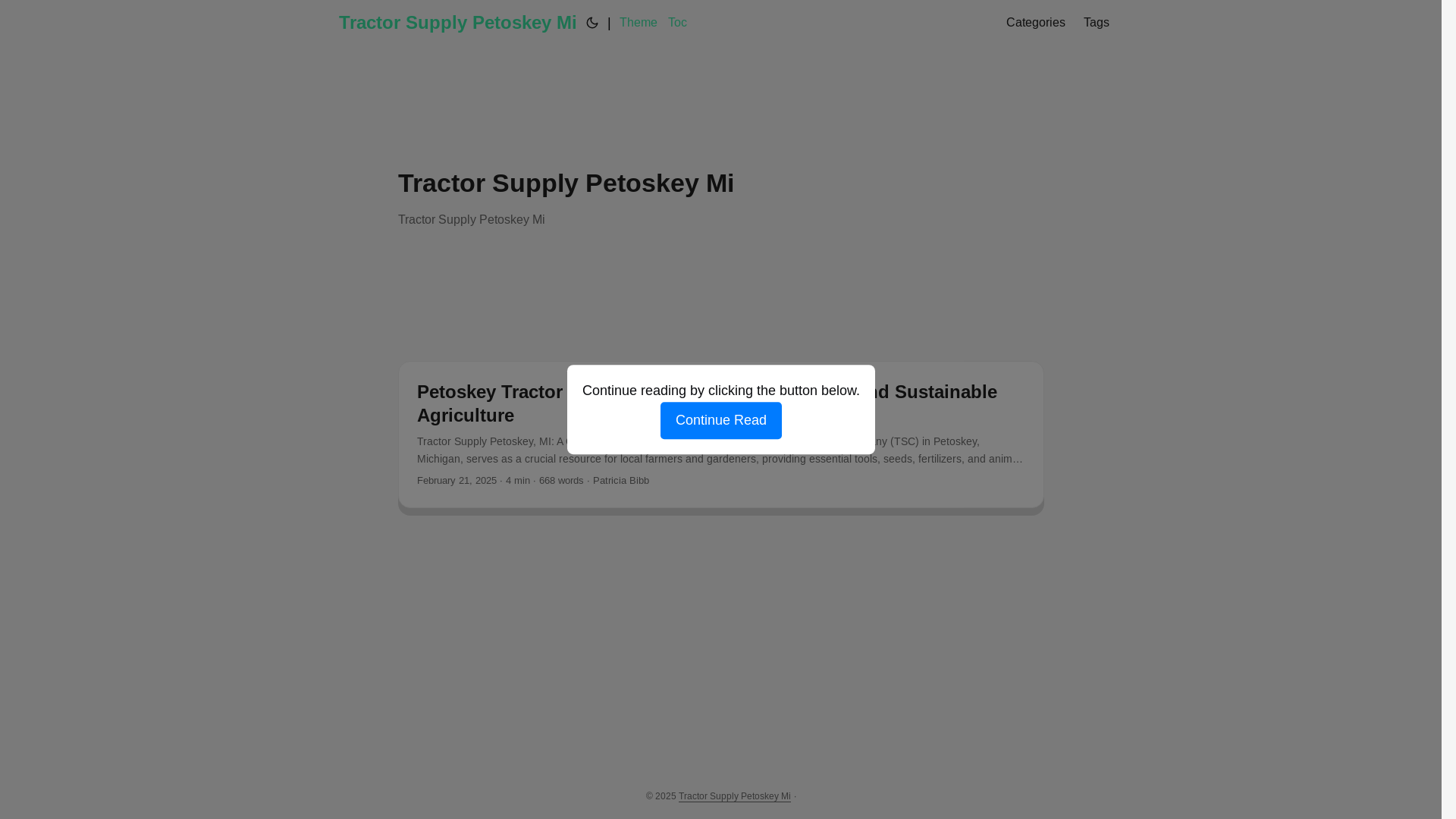 website screenshot of https://tractor-supply-petoskey-mi20250902.pages.dev/