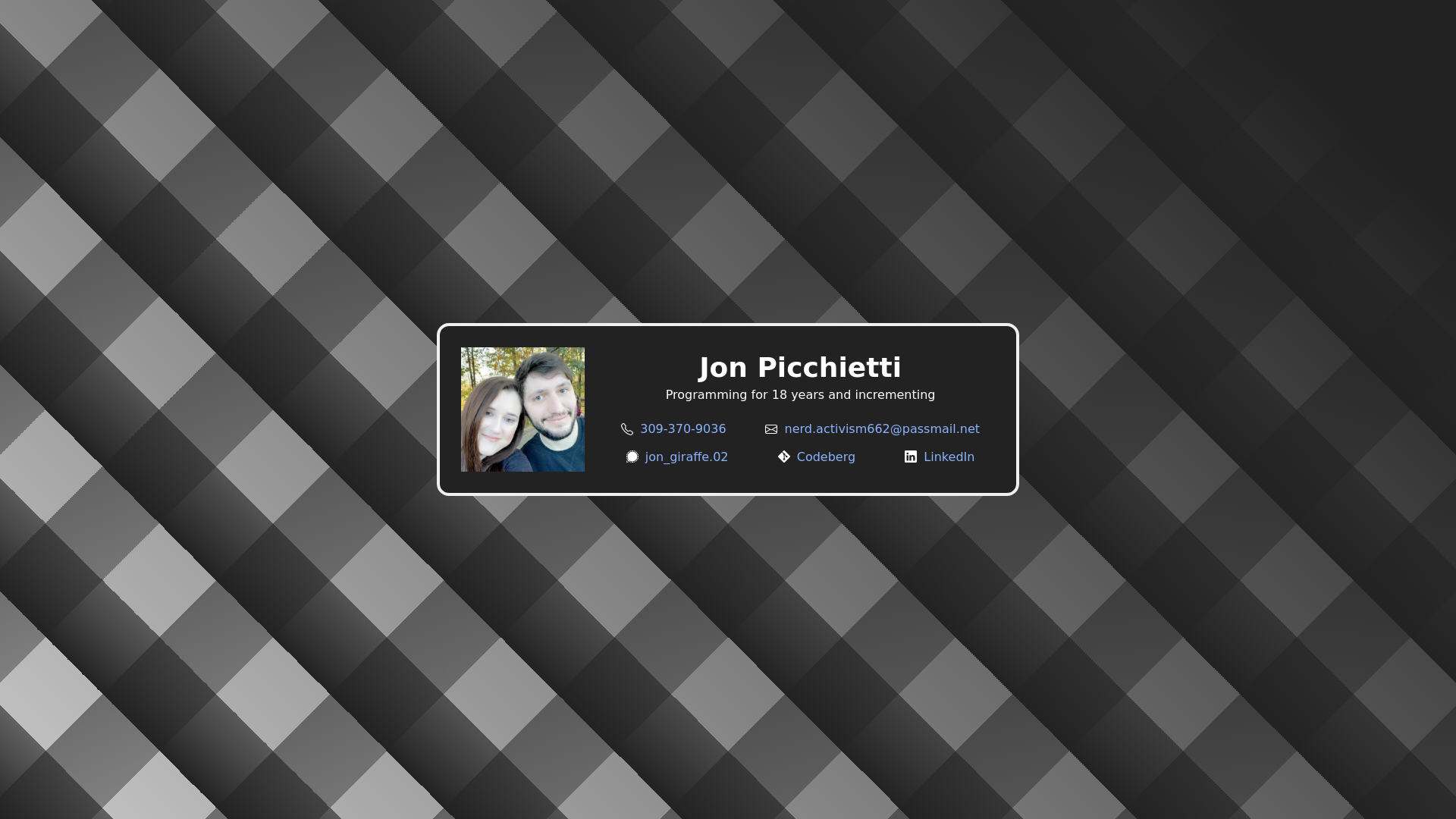 website screenshot of https://picchietti.info/