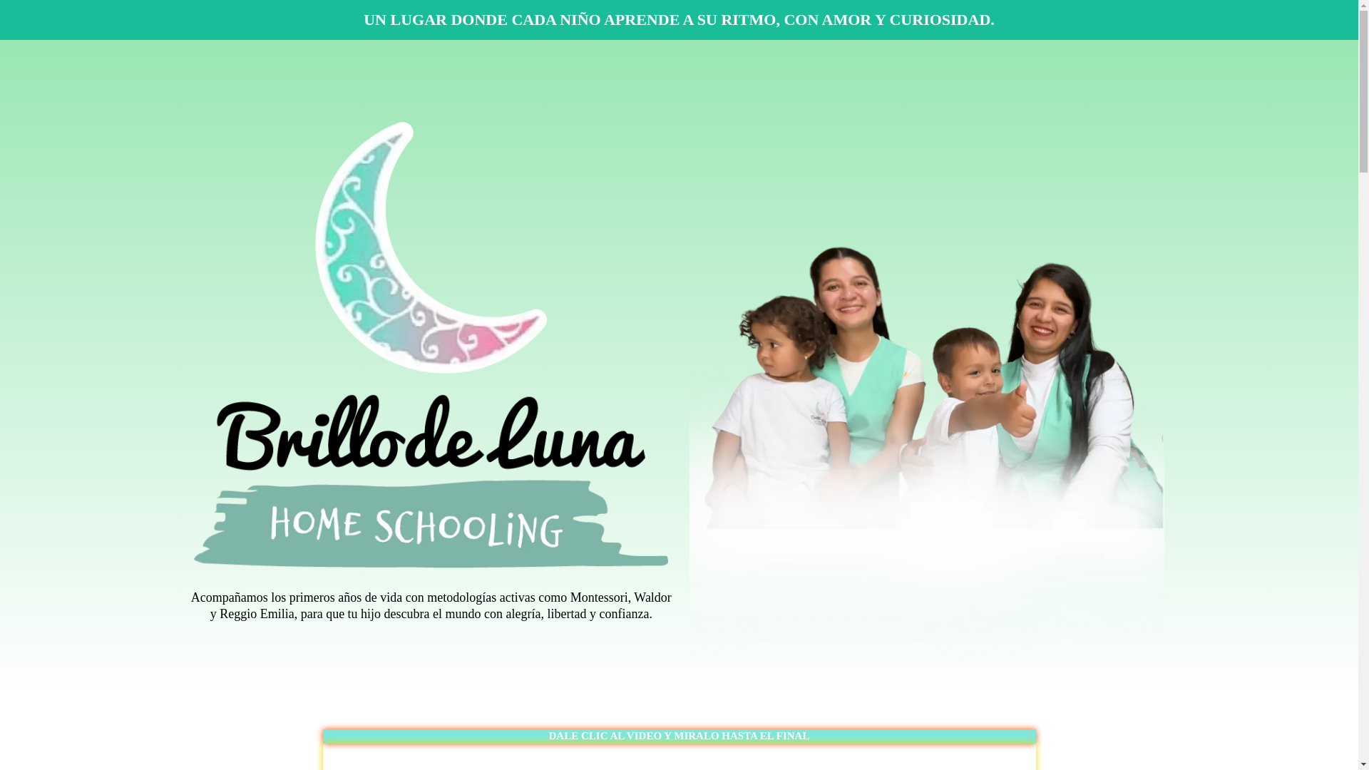 website screenshot of https://brillodelunahome.com.co/