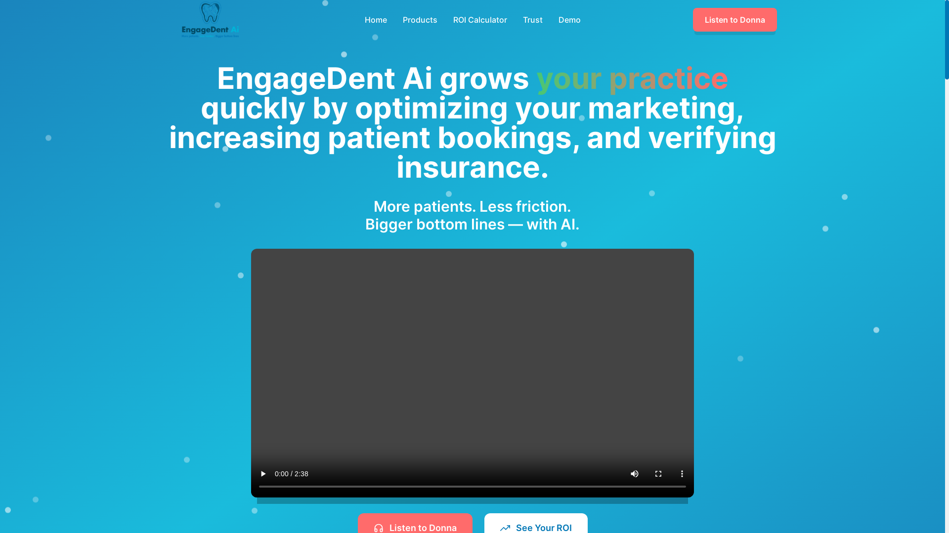 website screenshot of https://startengagedent.com/