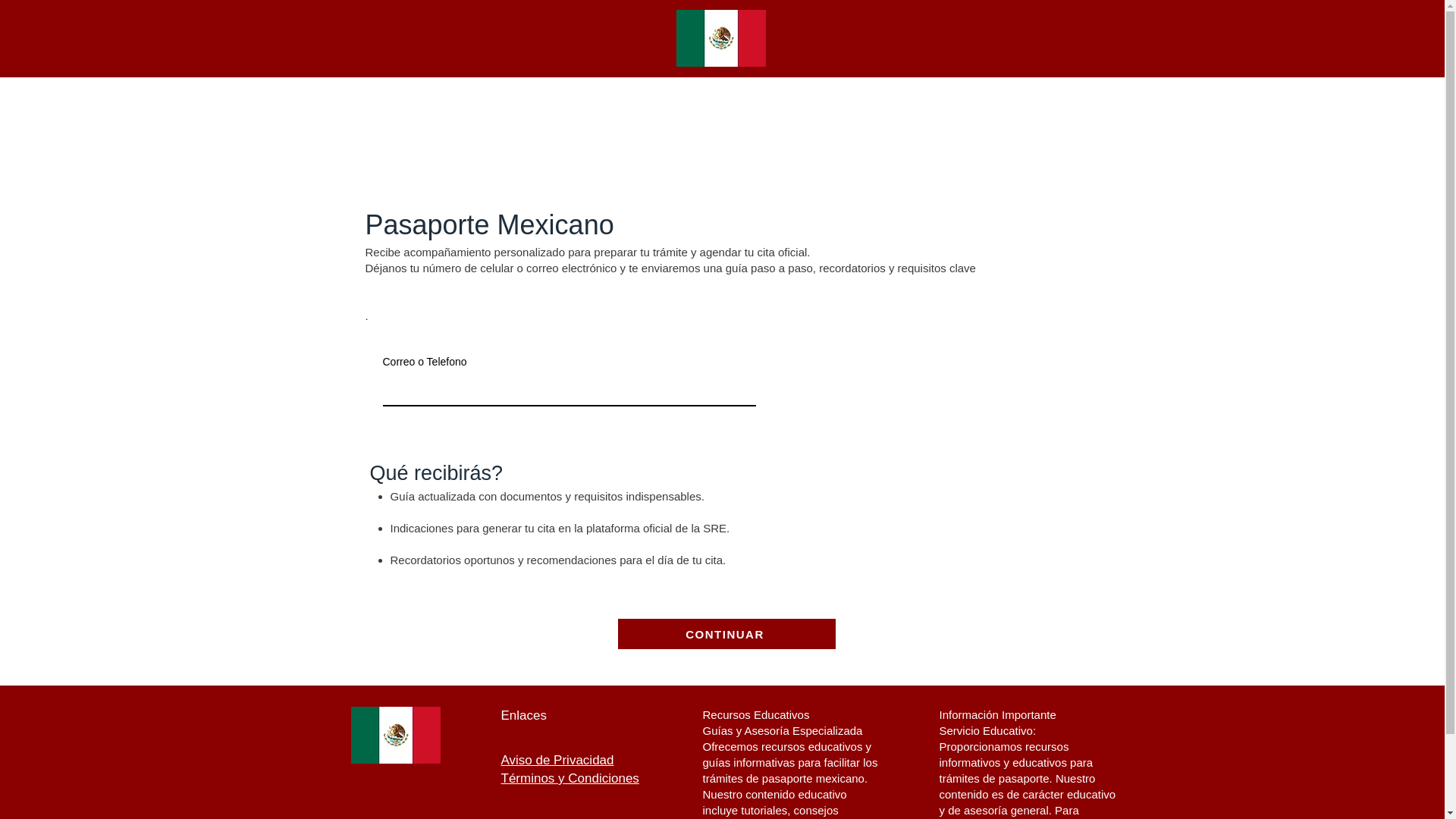 website screenshot of https://gestores-lineas.com/