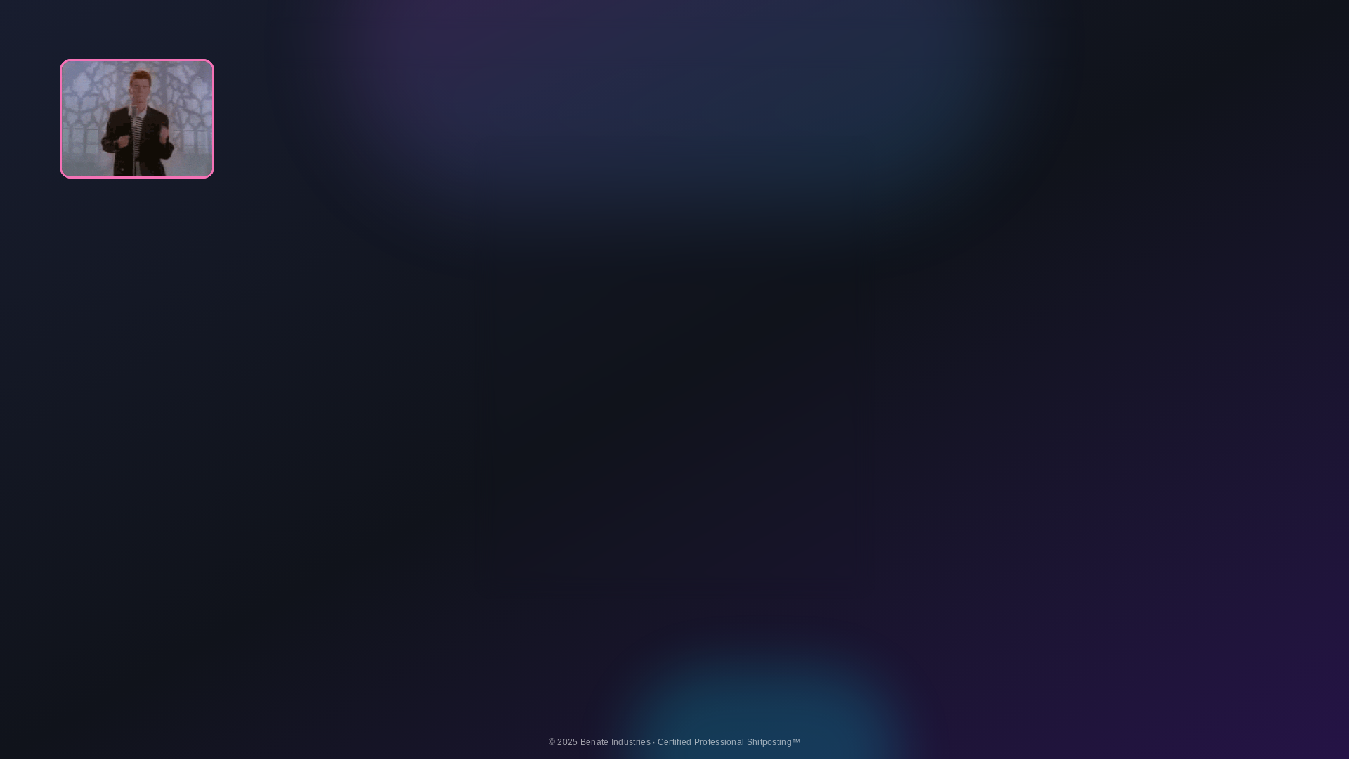 website screenshot of https://benate.lol/
