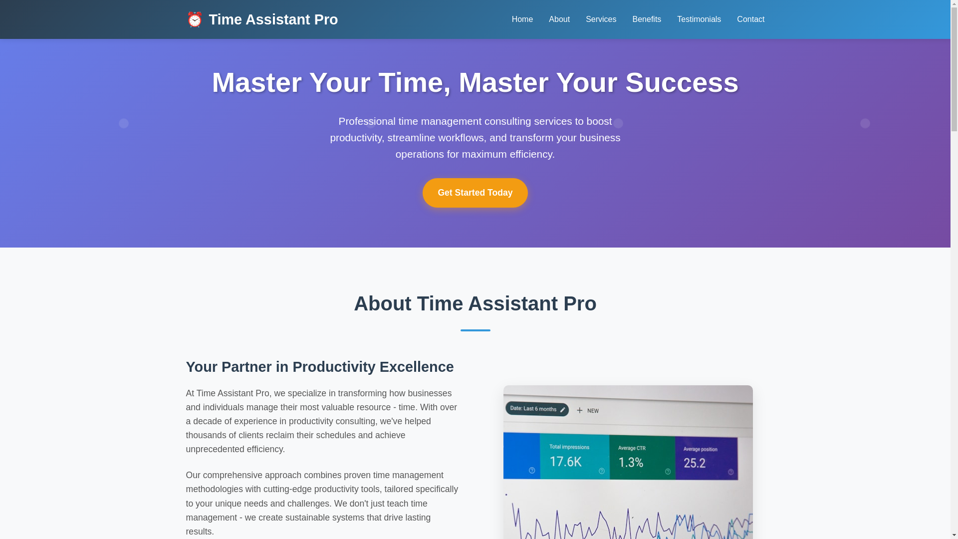 website screenshot of https://timeassistantpro.qpon/