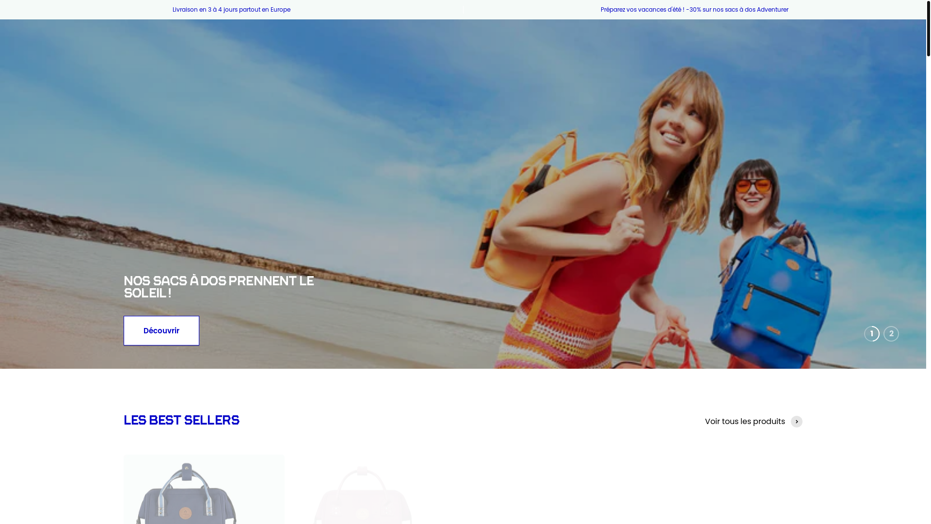website screenshot of https://cabajasoldes.fr/