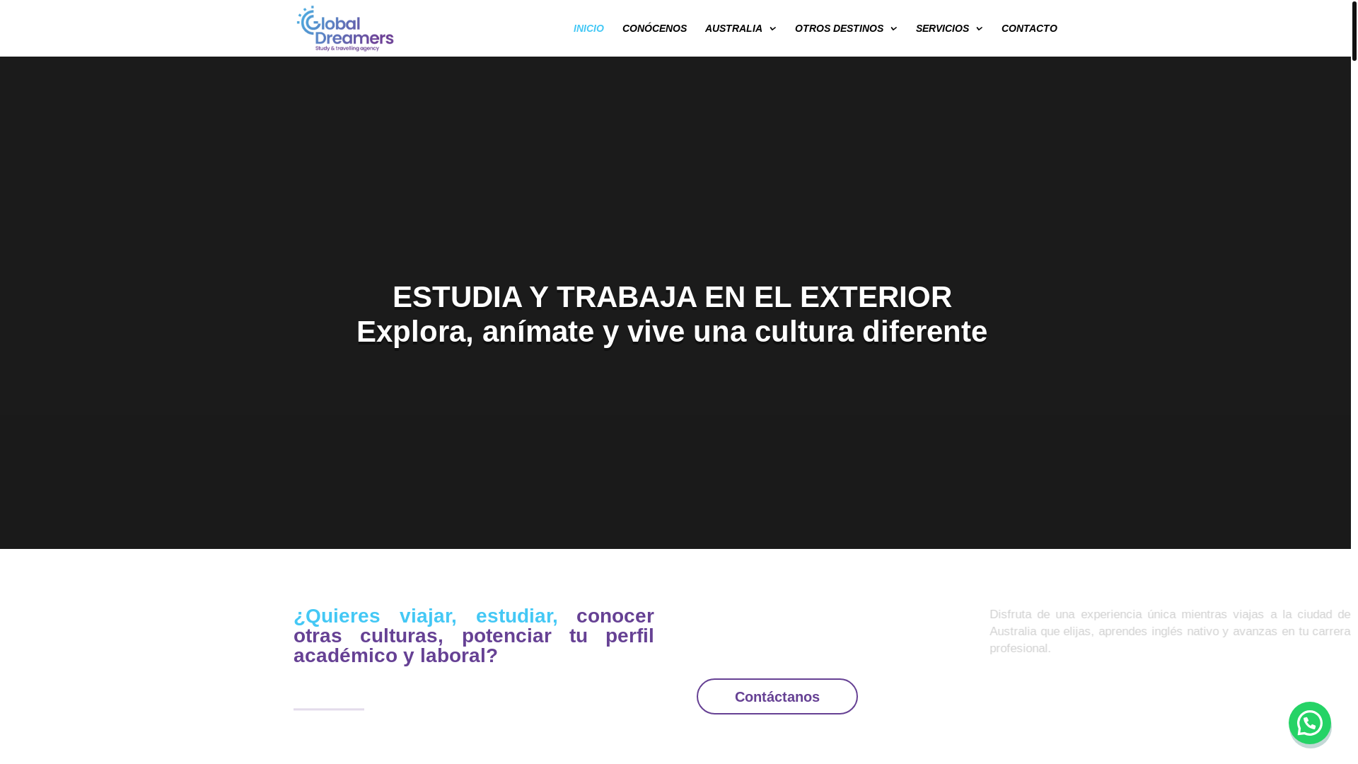 website screenshot of https://globaldreamers.pages.dev/