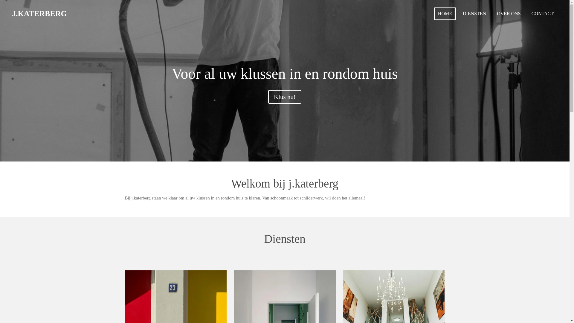 website screenshot of https://katerberg.online/