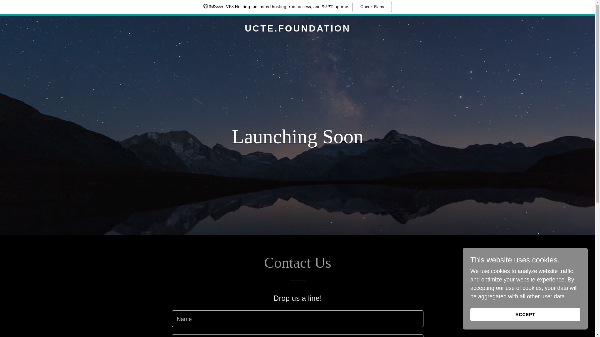 website screenshot of https://ucte.foundation/