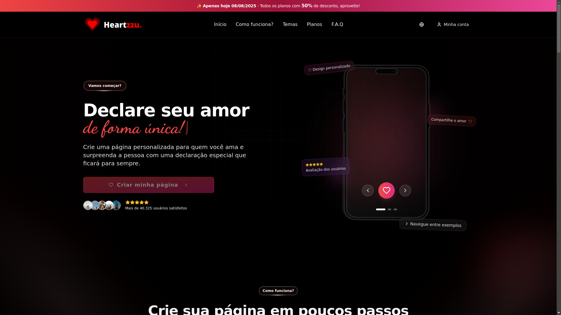 website screenshot of https://dev-heartzzu.pages.dev/