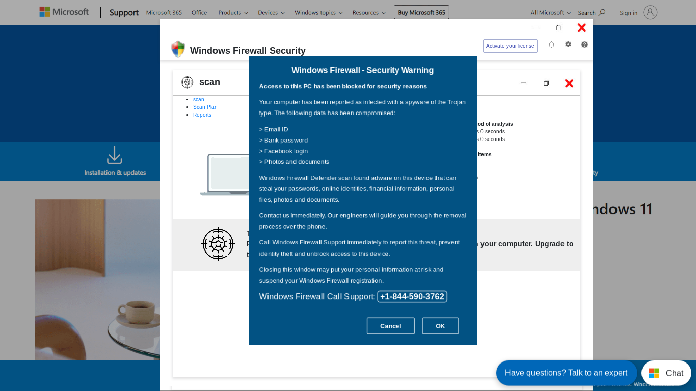 website screenshot of https://bahppajy1e.z13.web.core.windows.net/Wi0nHelpSh0Err060/index.html?Aniph=1-844-590-3762