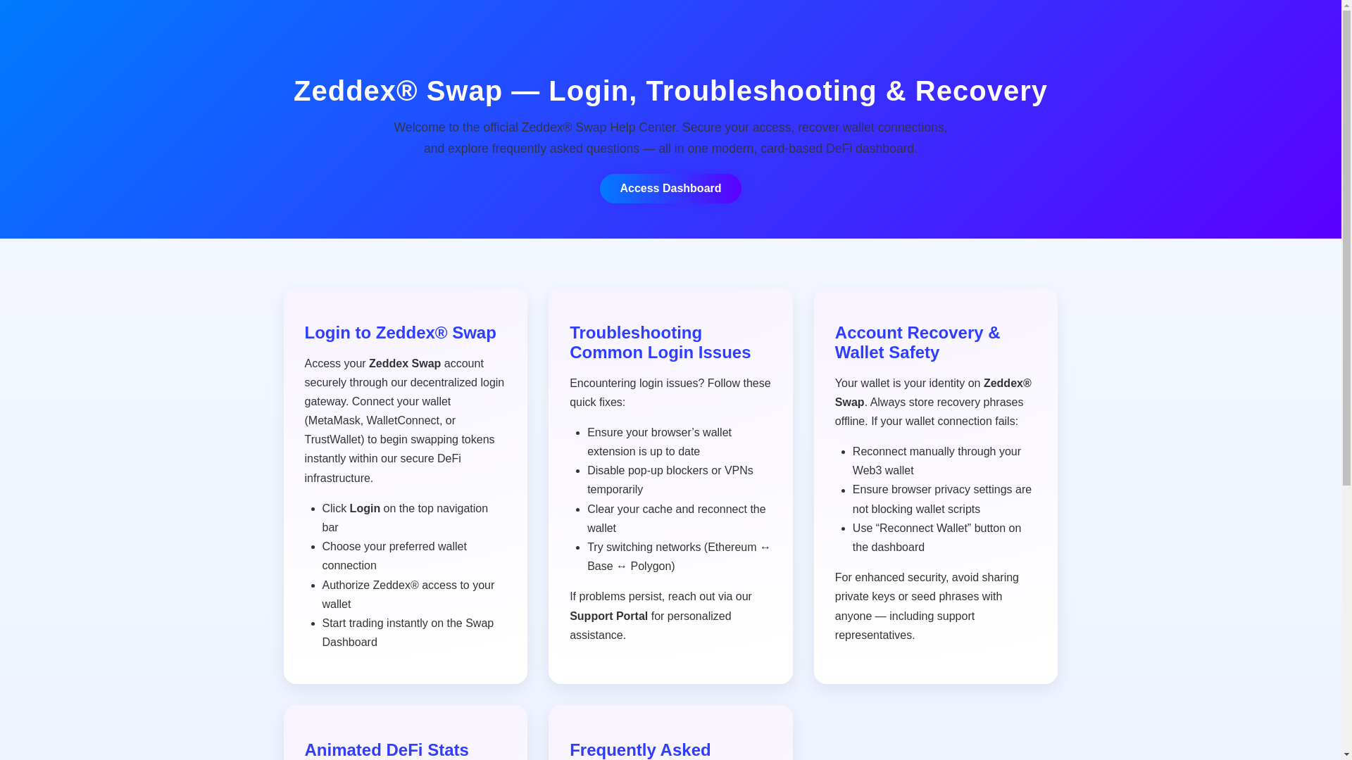 website screenshot of https://us-swaap-zeeddex.pages.dev/