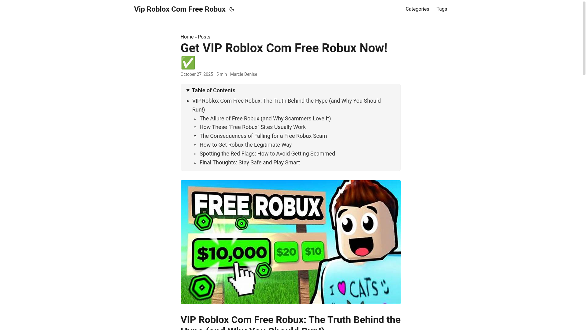 website screenshot of https://vip-roblox-com-free-robux.pages.dev/