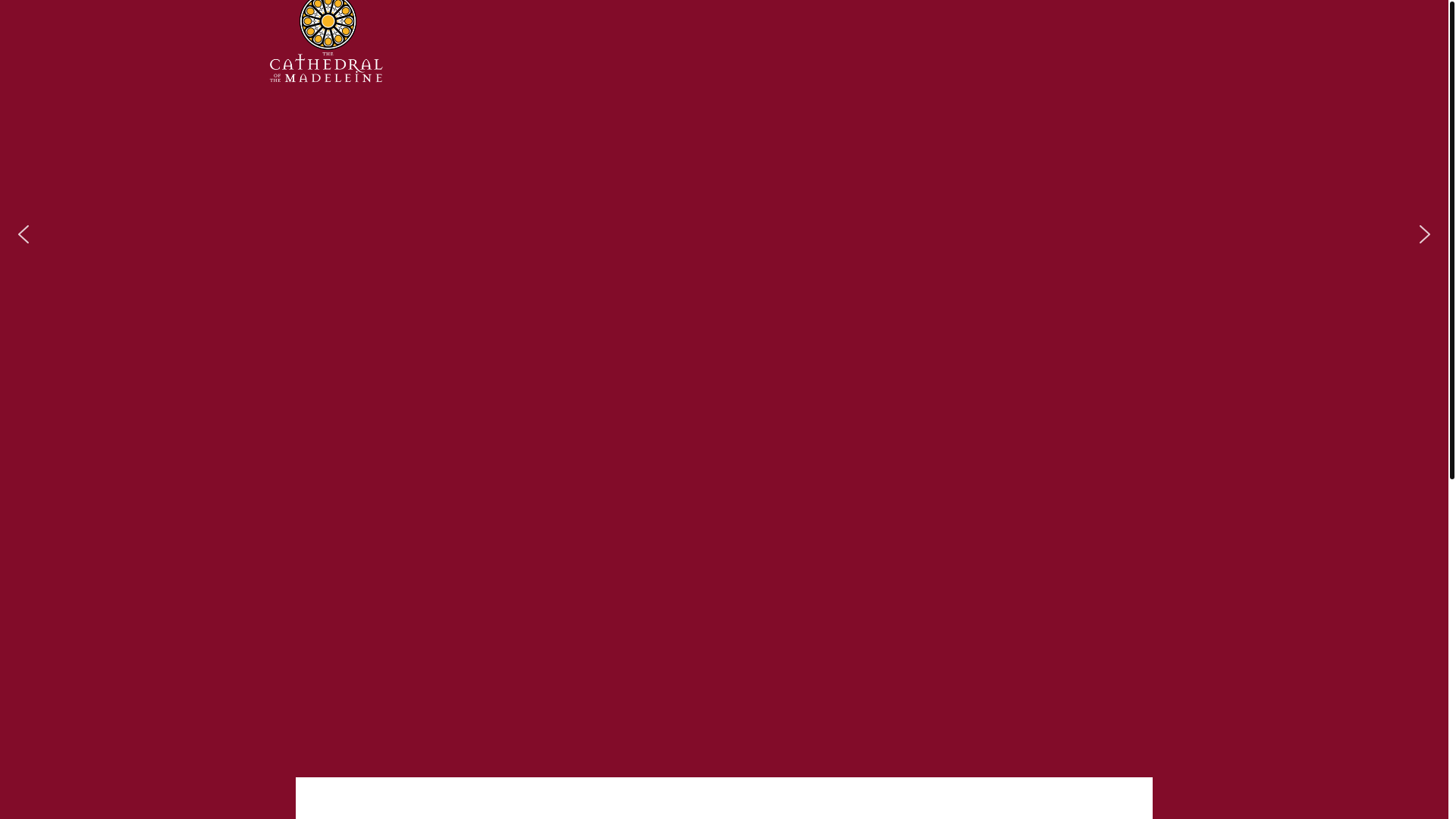 website screenshot of https://utcathedral.net/