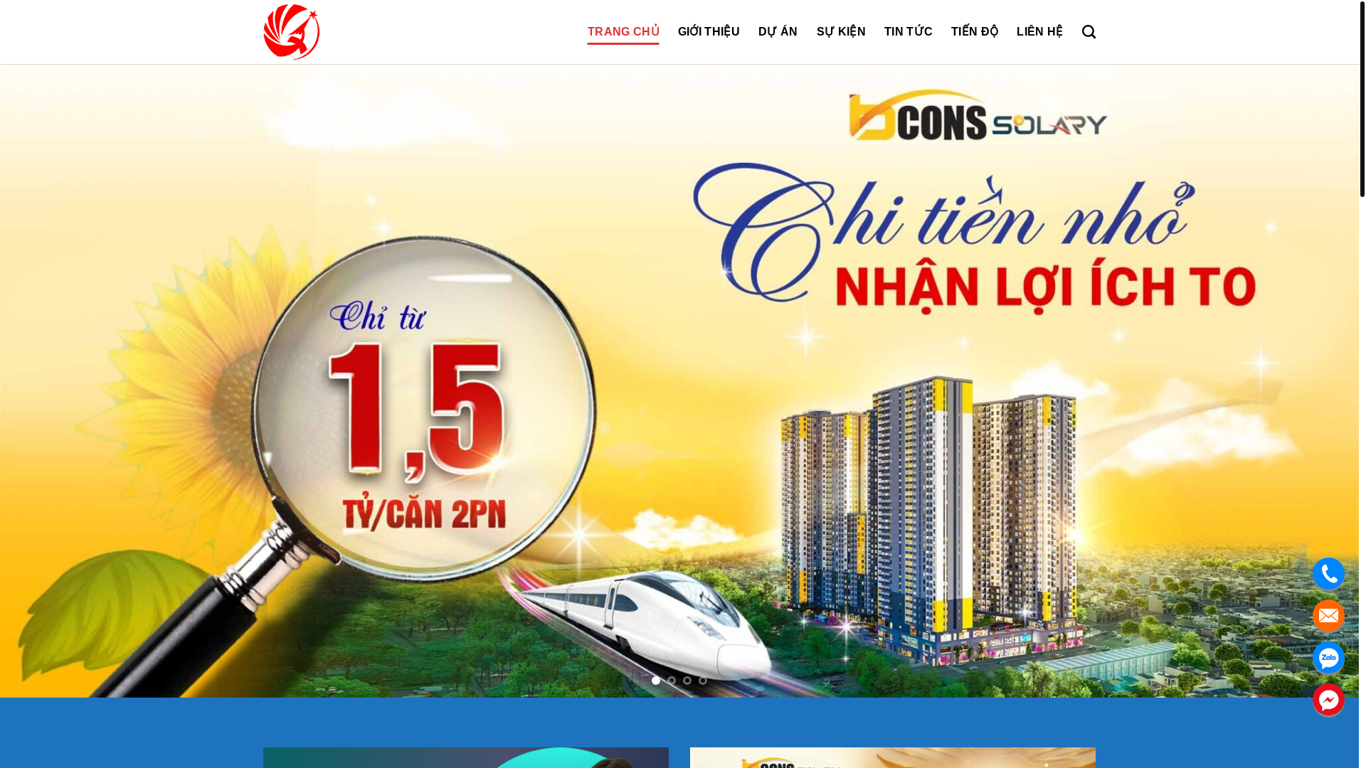 website screenshot of https://saovietbcons.com/