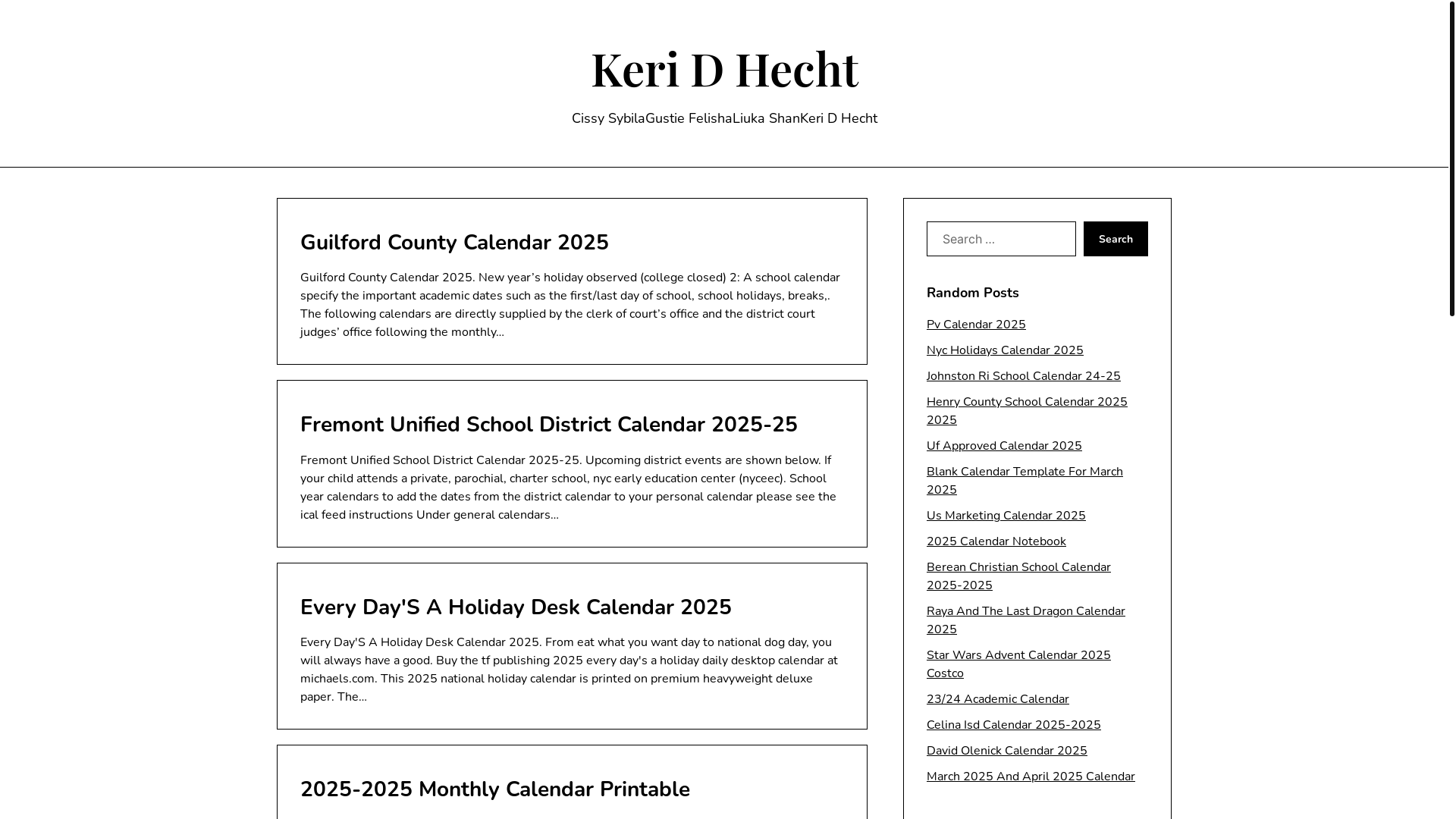 website screenshot of https://keridhechtl.pages.dev/