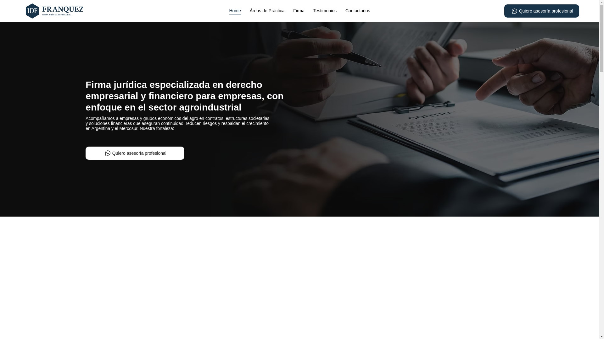 website screenshot of https://idffranquez.com/