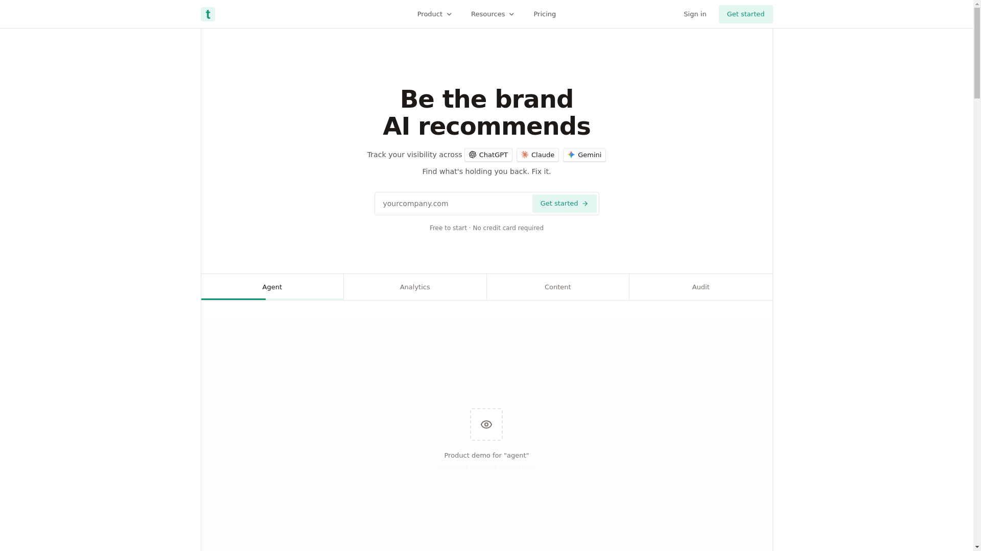 website screenshot of https://trakkr-staging.pages.dev/