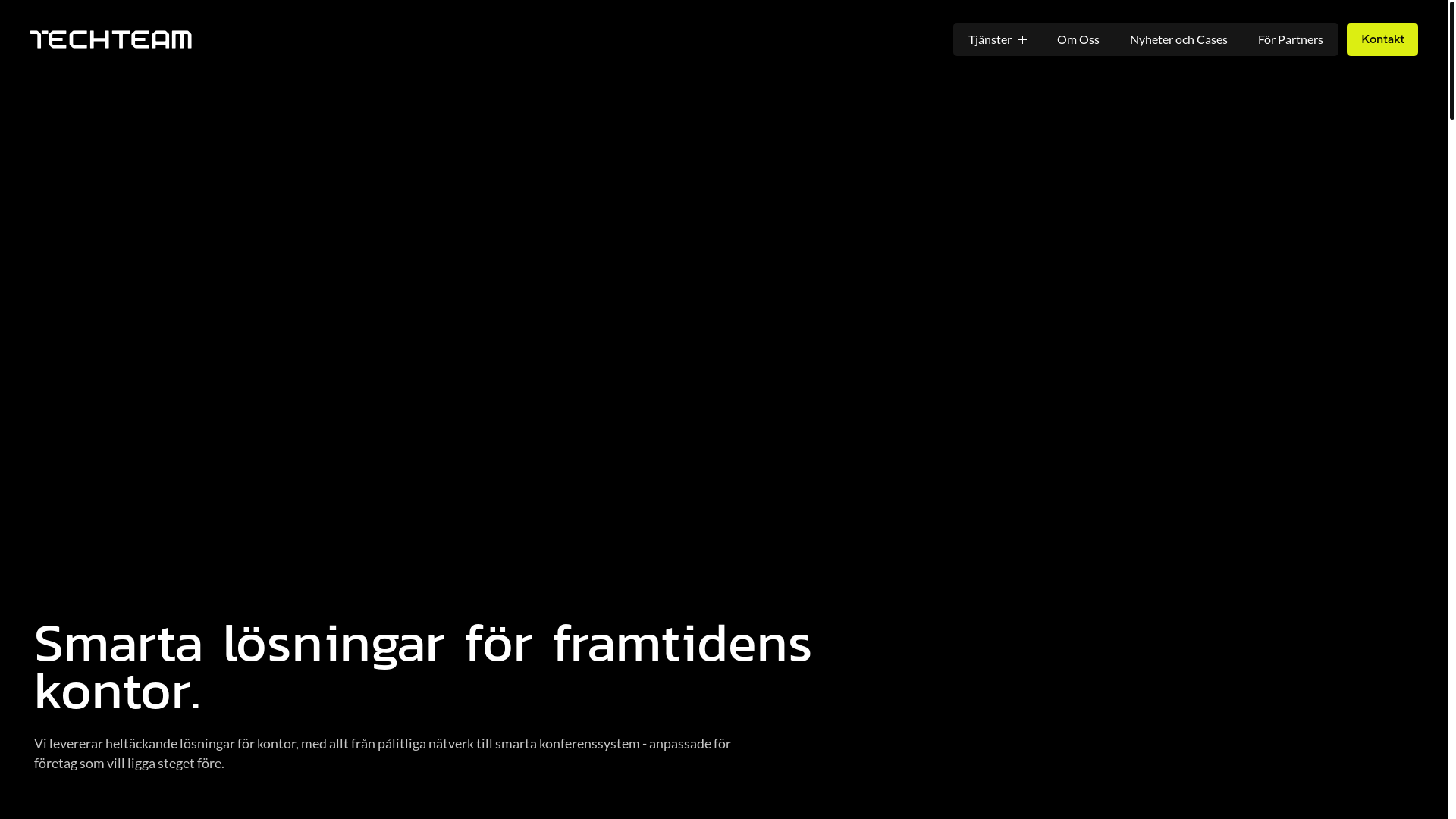 website screenshot of https://techteamse.pages.dev/