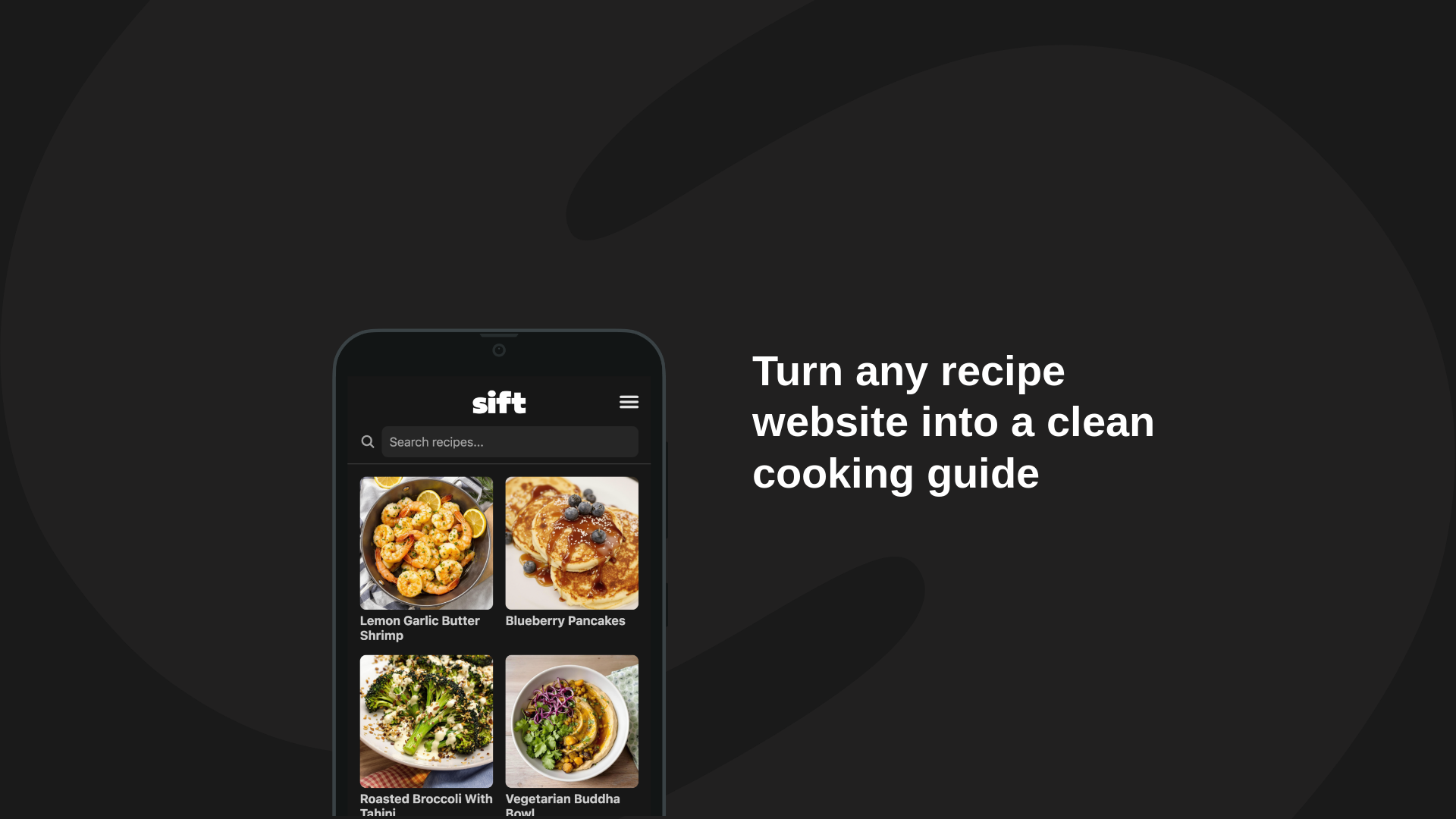 website screenshot of https://sift-website.pages.dev/
