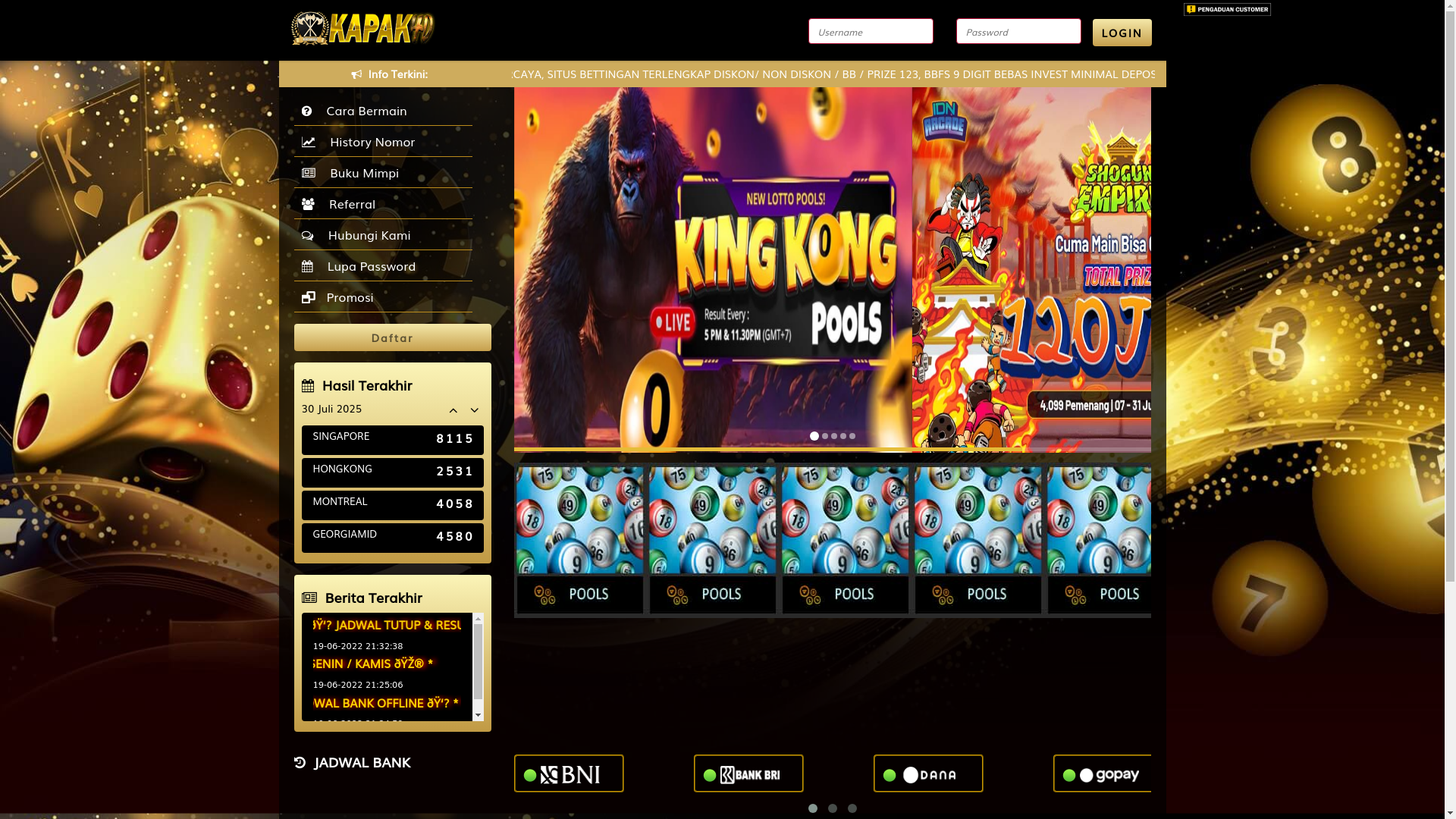 website screenshot of https://kapakformal.site/