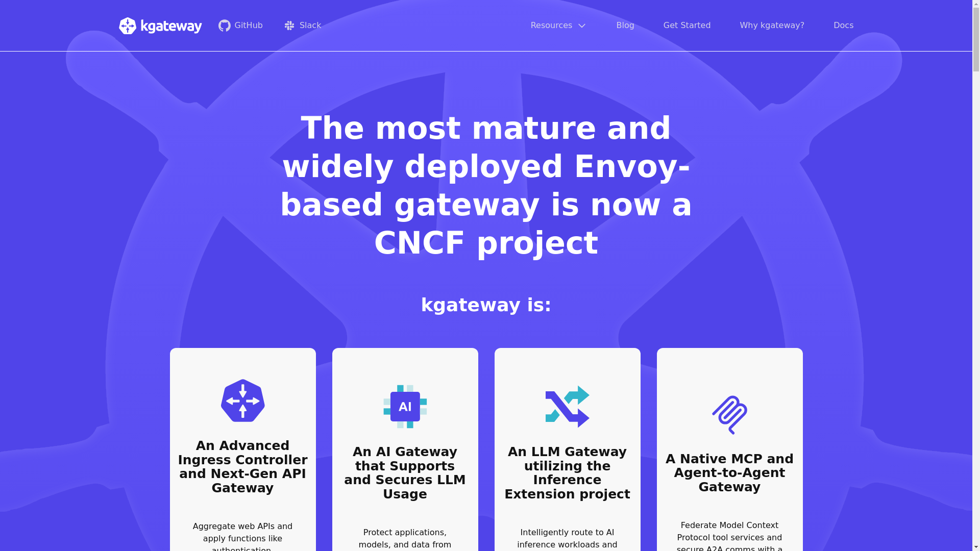 website screenshot of https://kgateway-io.pages.dev/
