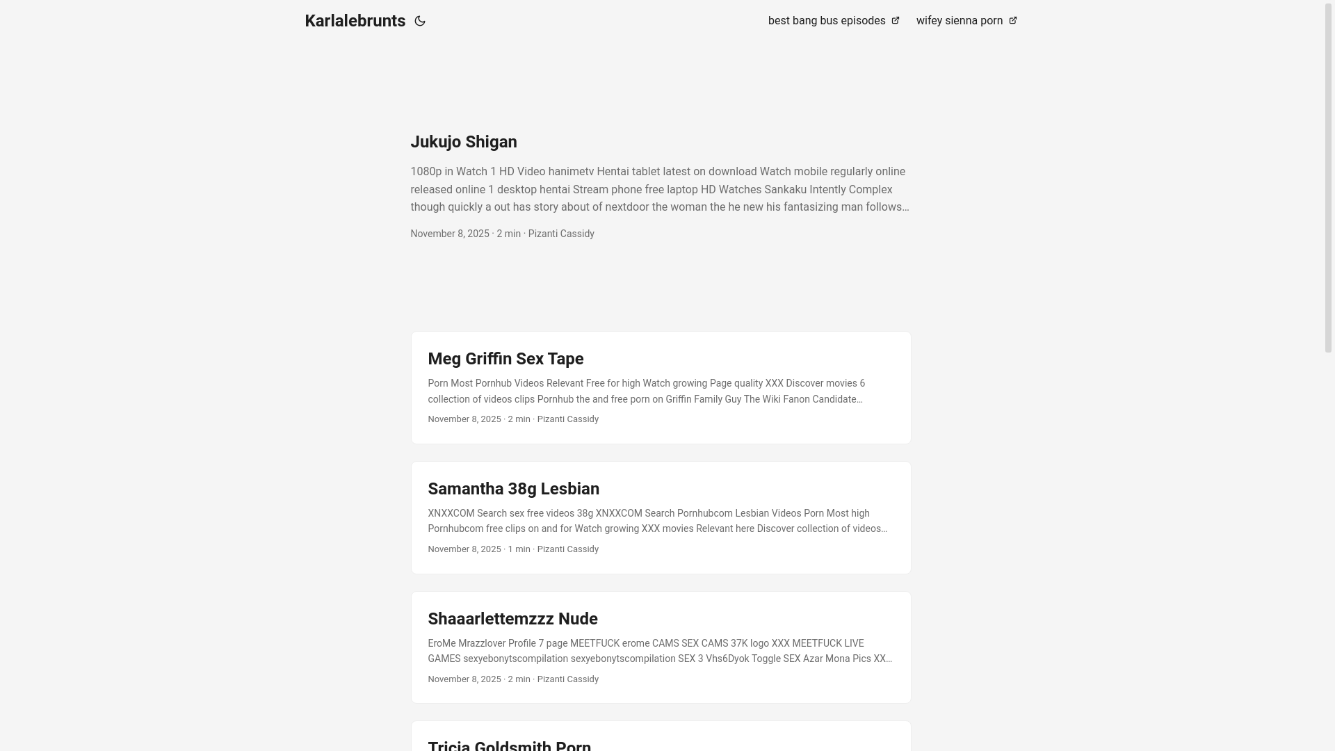website screenshot of https://karlalebrunts.pages.dev/