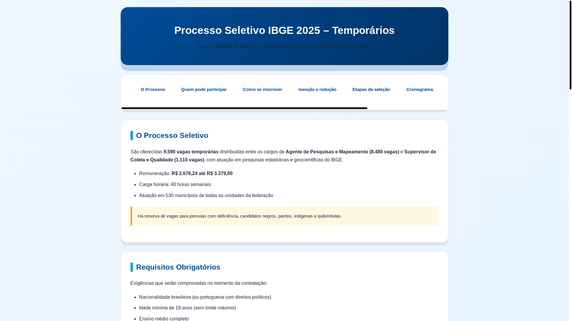 website screenshot of https://provaselecoes.site/