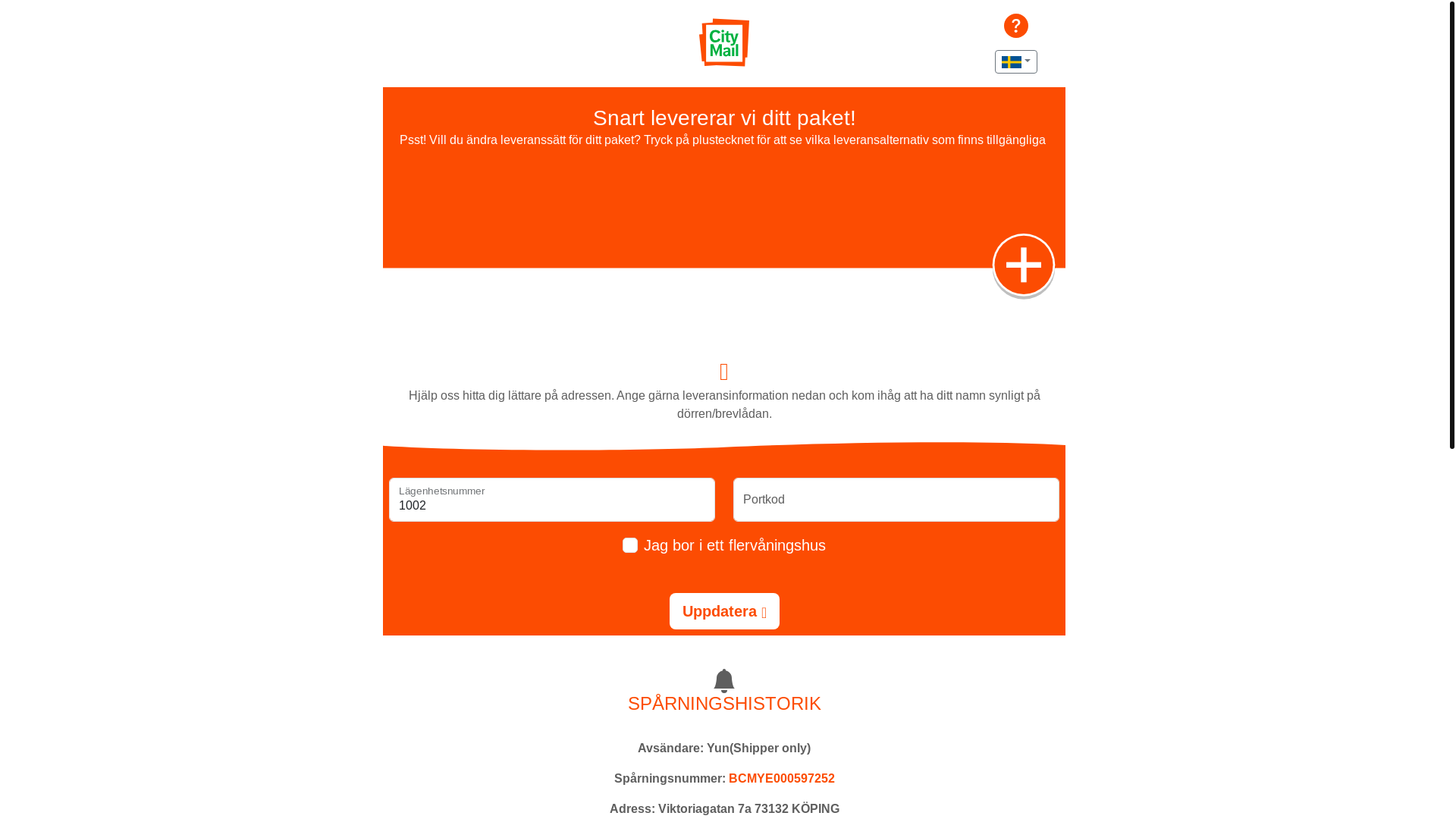 website screenshot of https://caesar.citymail.se/home/2PQvpF4ZBpY