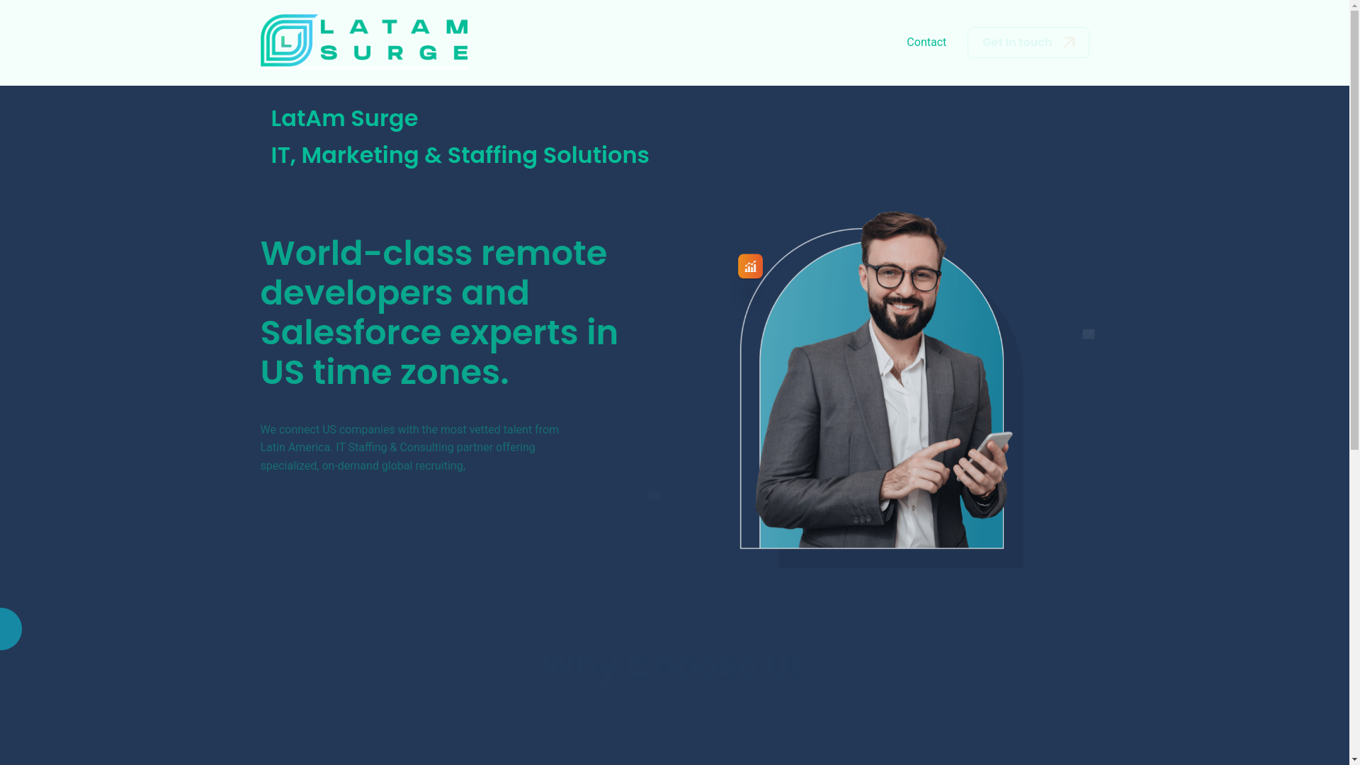 website screenshot of https://latamsurge.com/