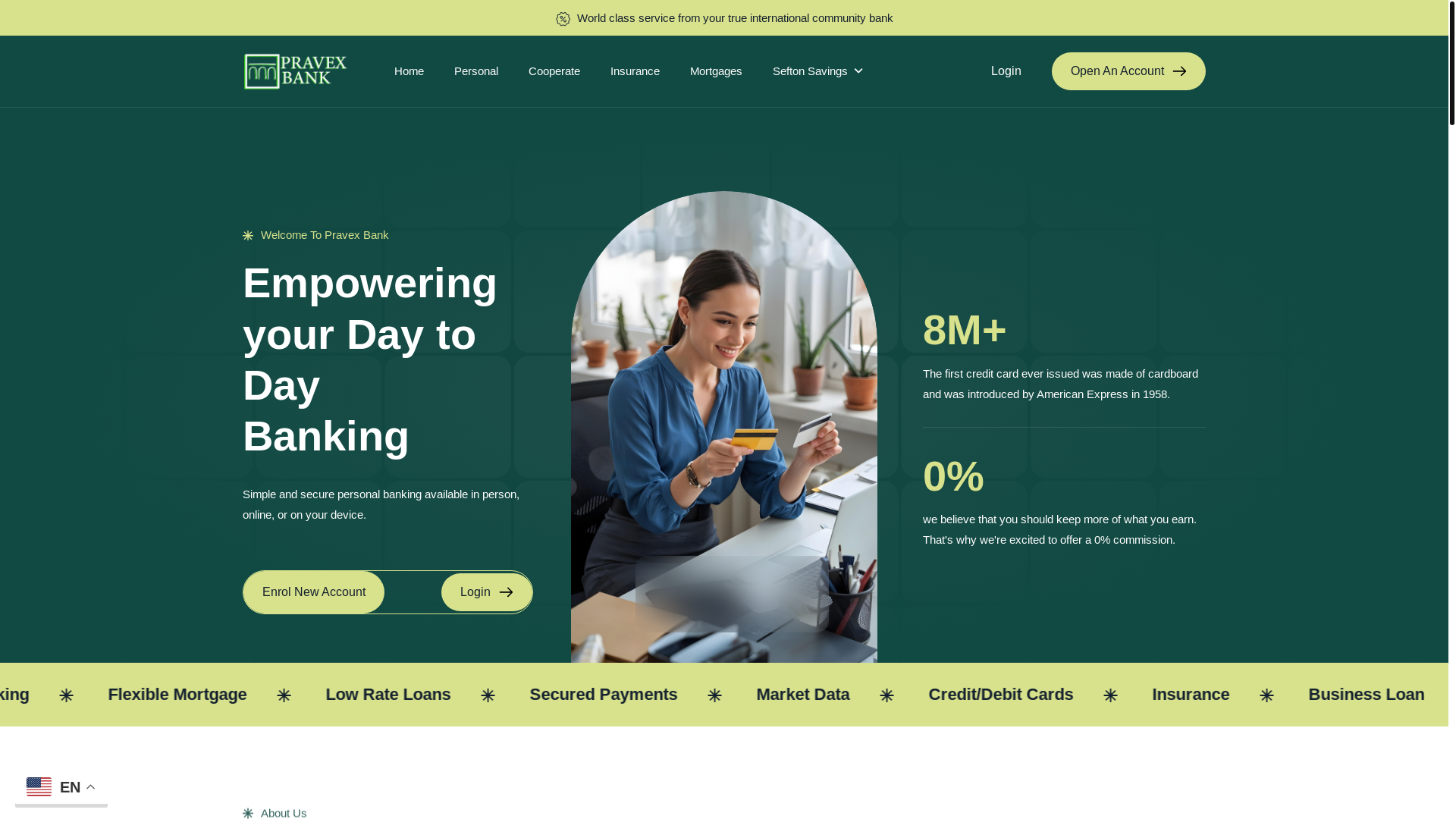 website screenshot of https://pravexx.online/