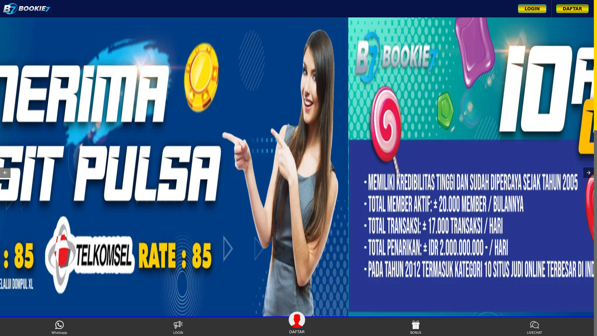 website screenshot of https://bookie7-idol.pages.dev/
