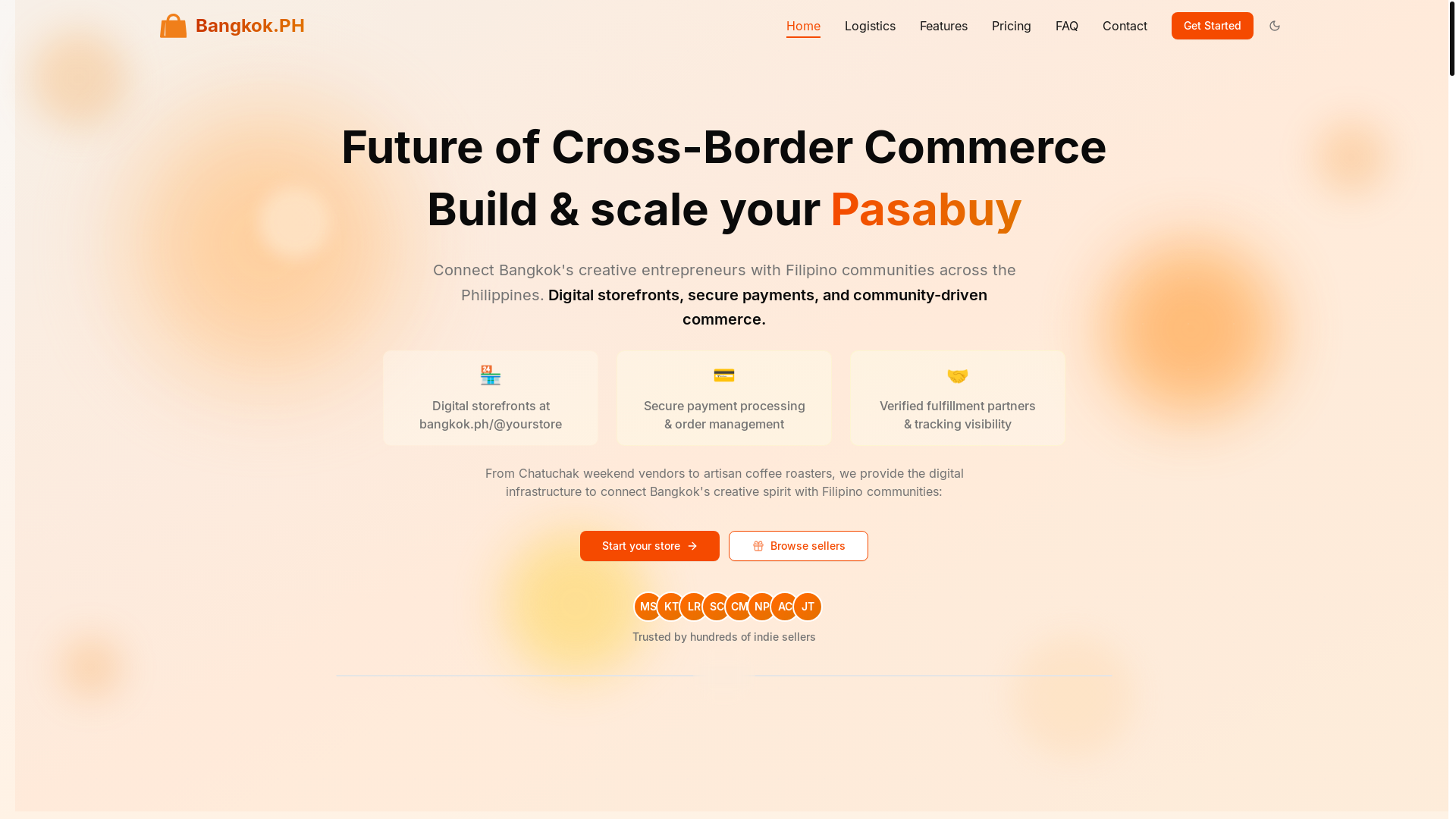 website screenshot of https://gopasabuy.ph/