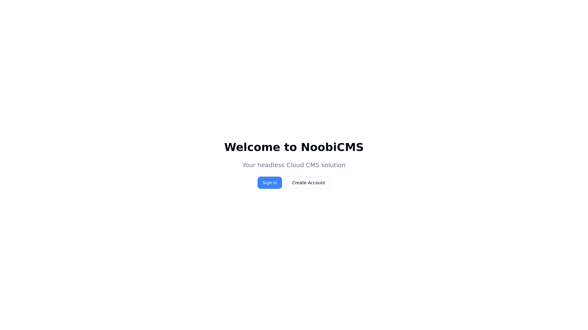 website screenshot of https://noobi-cms-frontend.pages.dev/