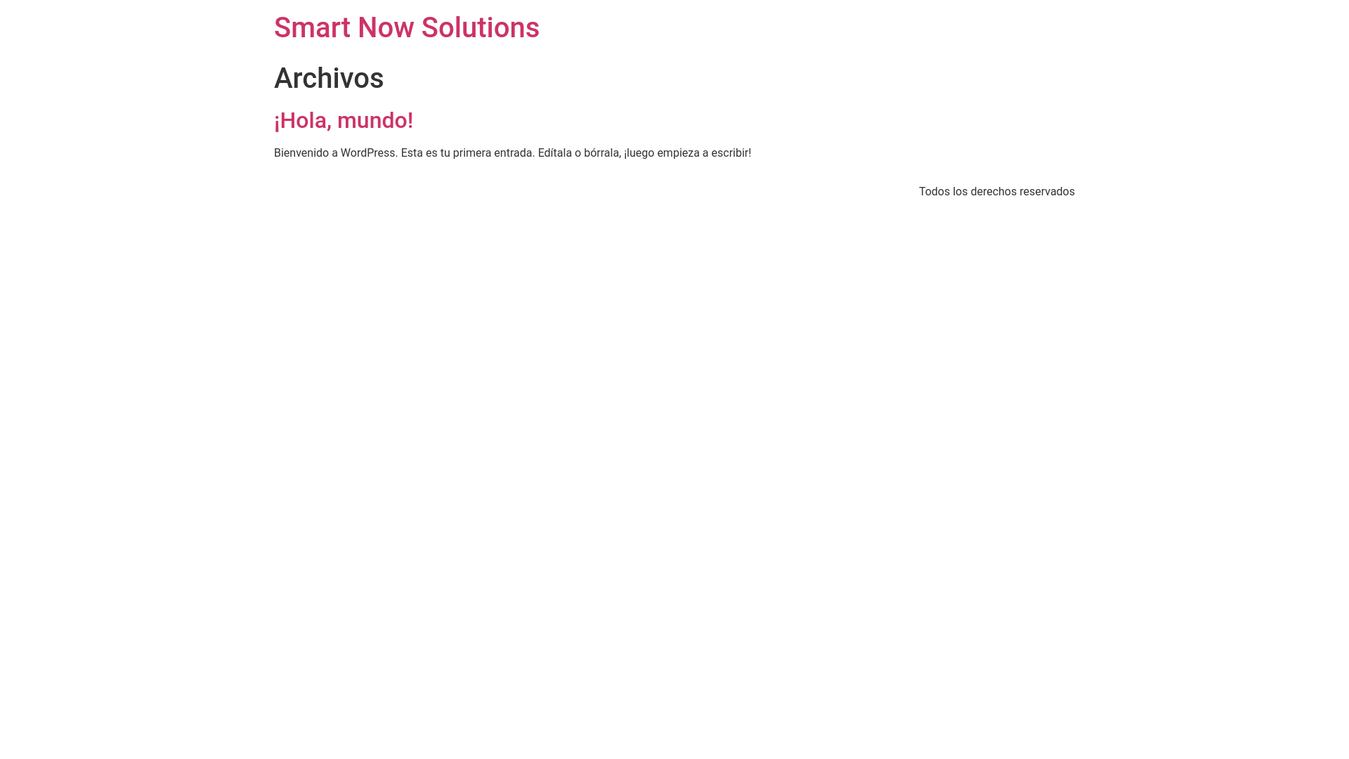website screenshot of https://smartnowsolutions.com/