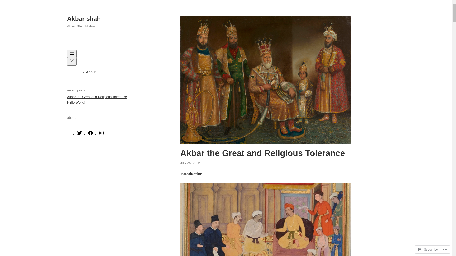 website screenshot of https://akbarshah.blog/