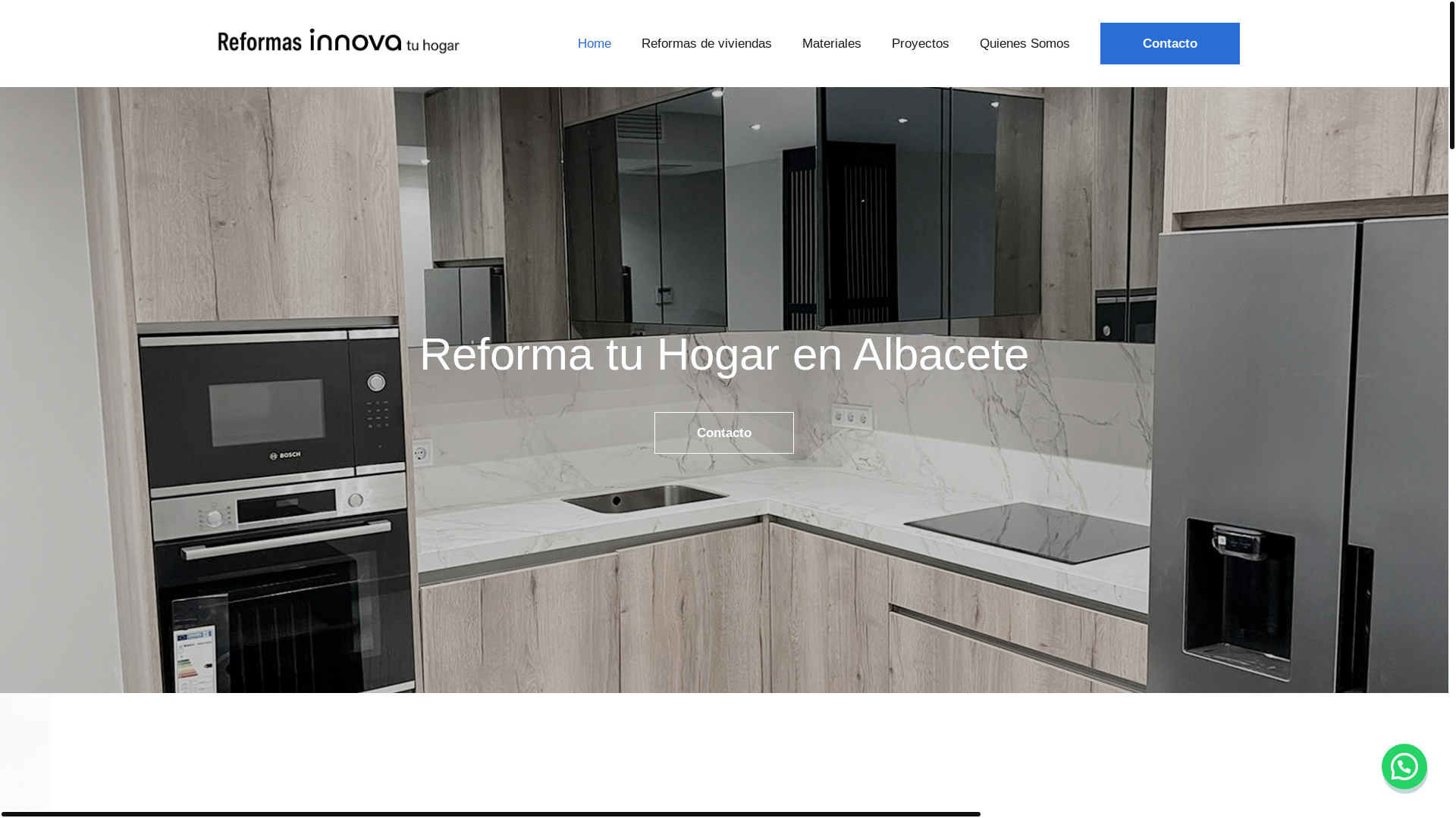 website screenshot of https://reformasinnovatuhogar.com/