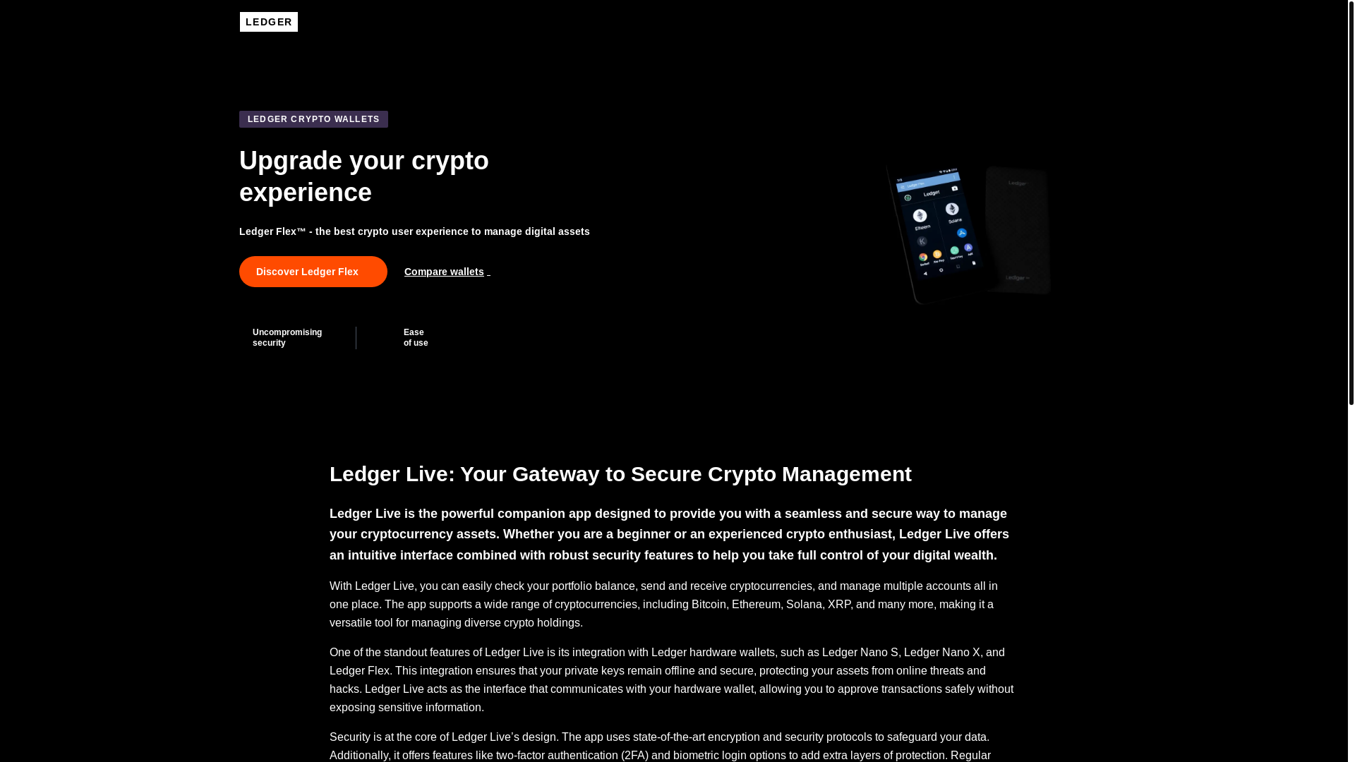 website screenshot of https://new-ledgr-live.pages.dev/