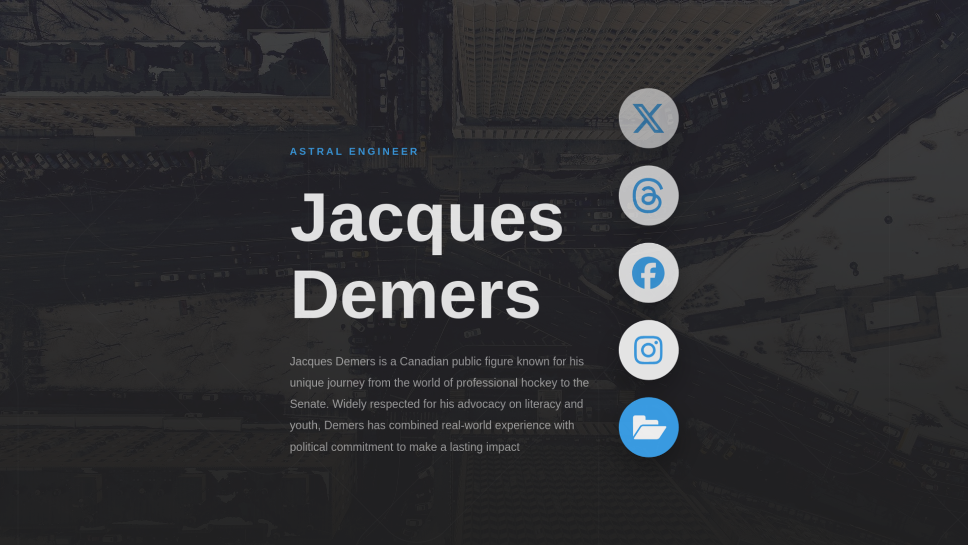 website screenshot of https://jacquesdemers.cfd/