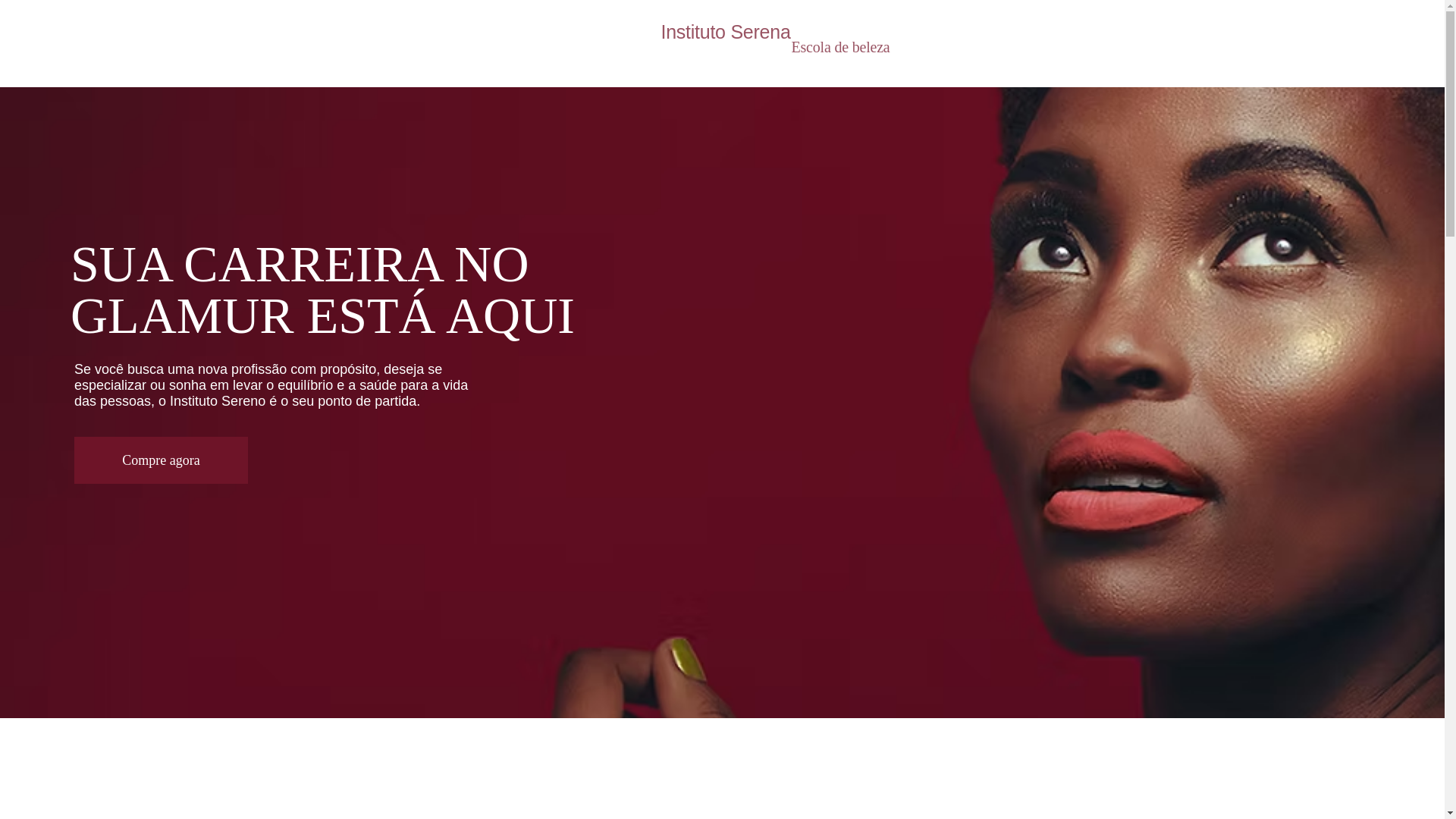 website screenshot of https://institutodebelezaserena.net/