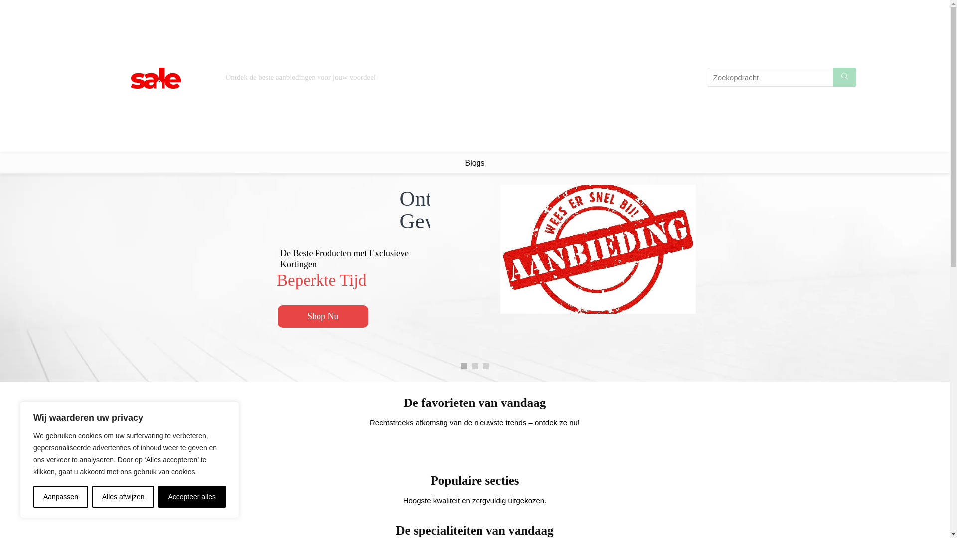 website screenshot of https://sloop-hamer.nl/