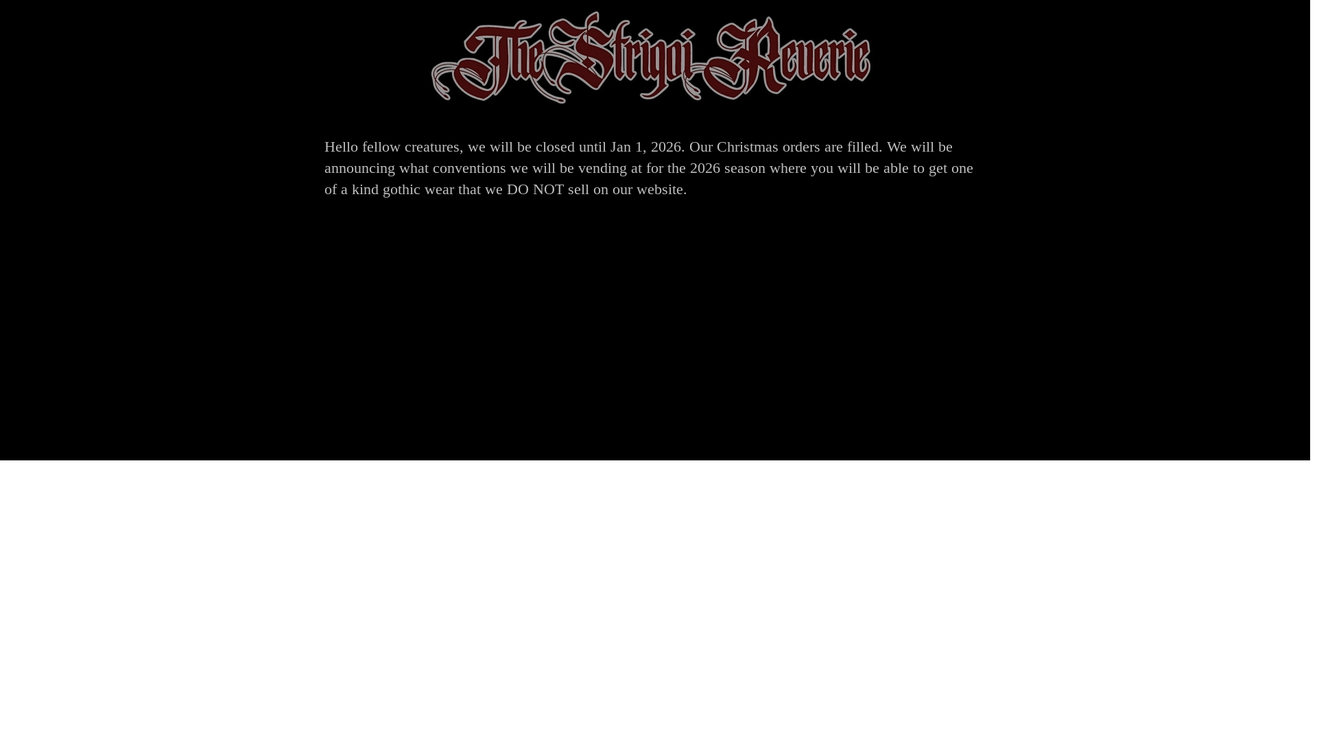 website screenshot of https://thestrigoireverie.com/