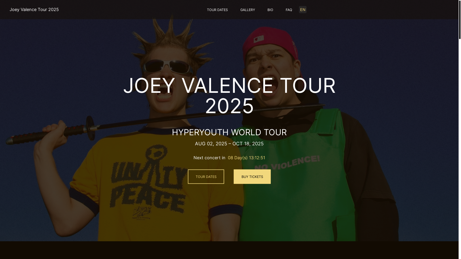 website screenshot of https://joeyvalencetour-com-github-io.pages.dev/