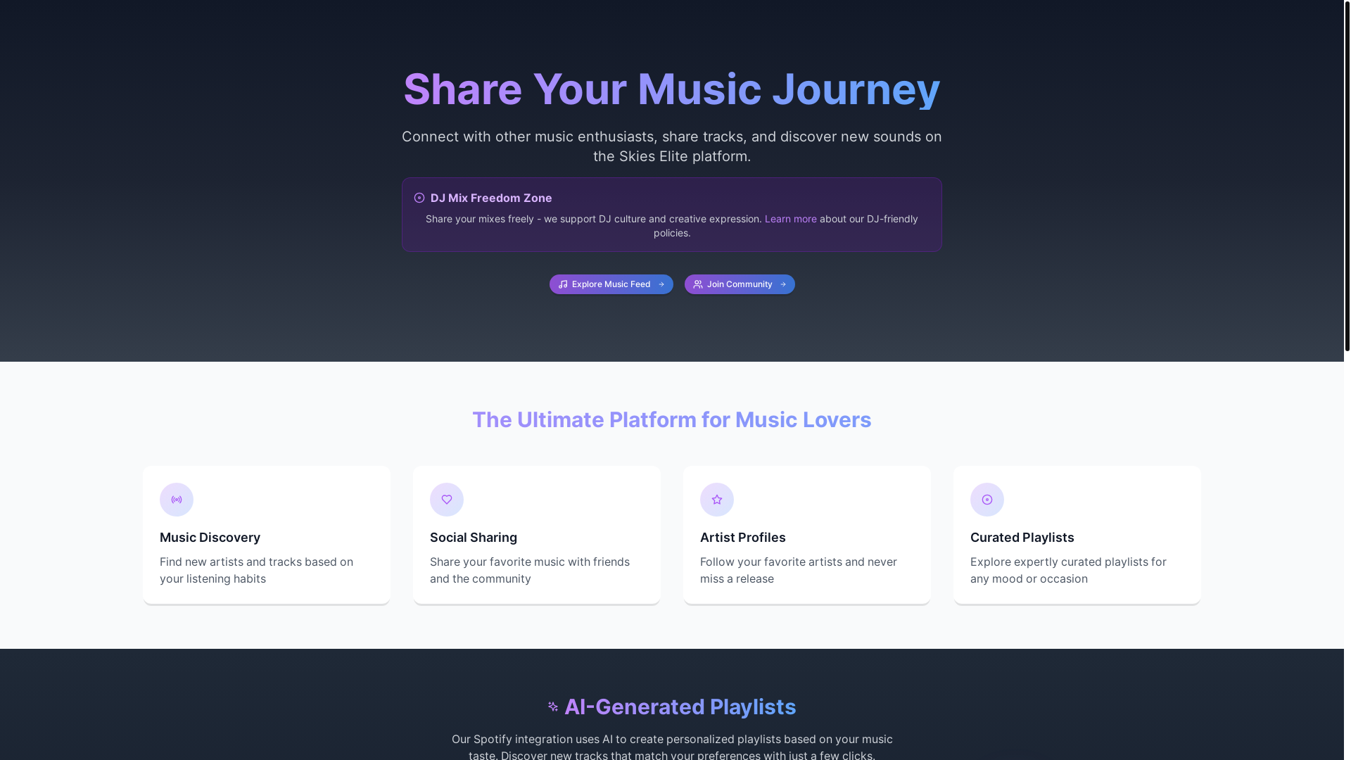 website screenshot of https://skieselite-frontend.pages.dev/