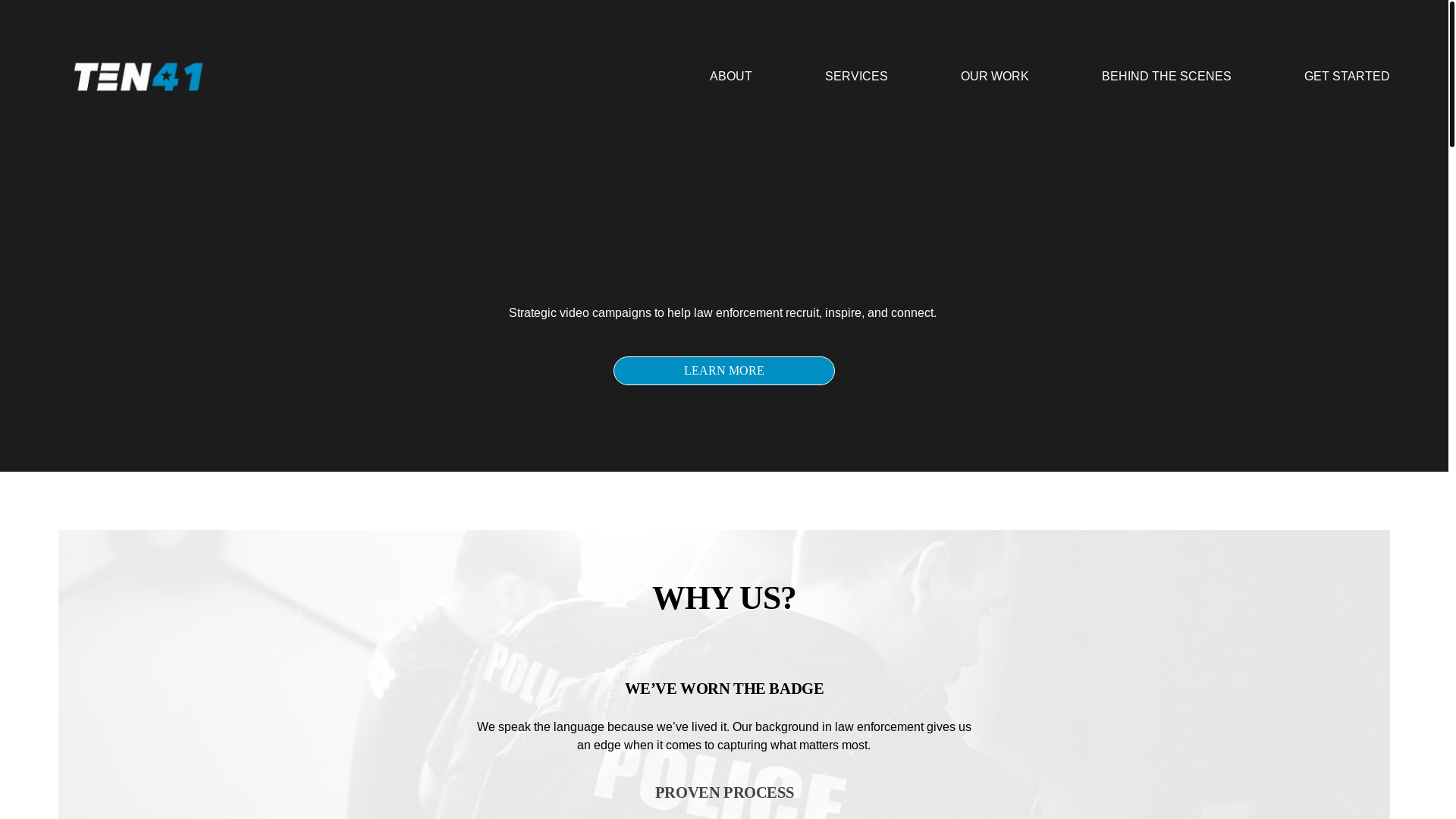 website screenshot of https://ten41.org/