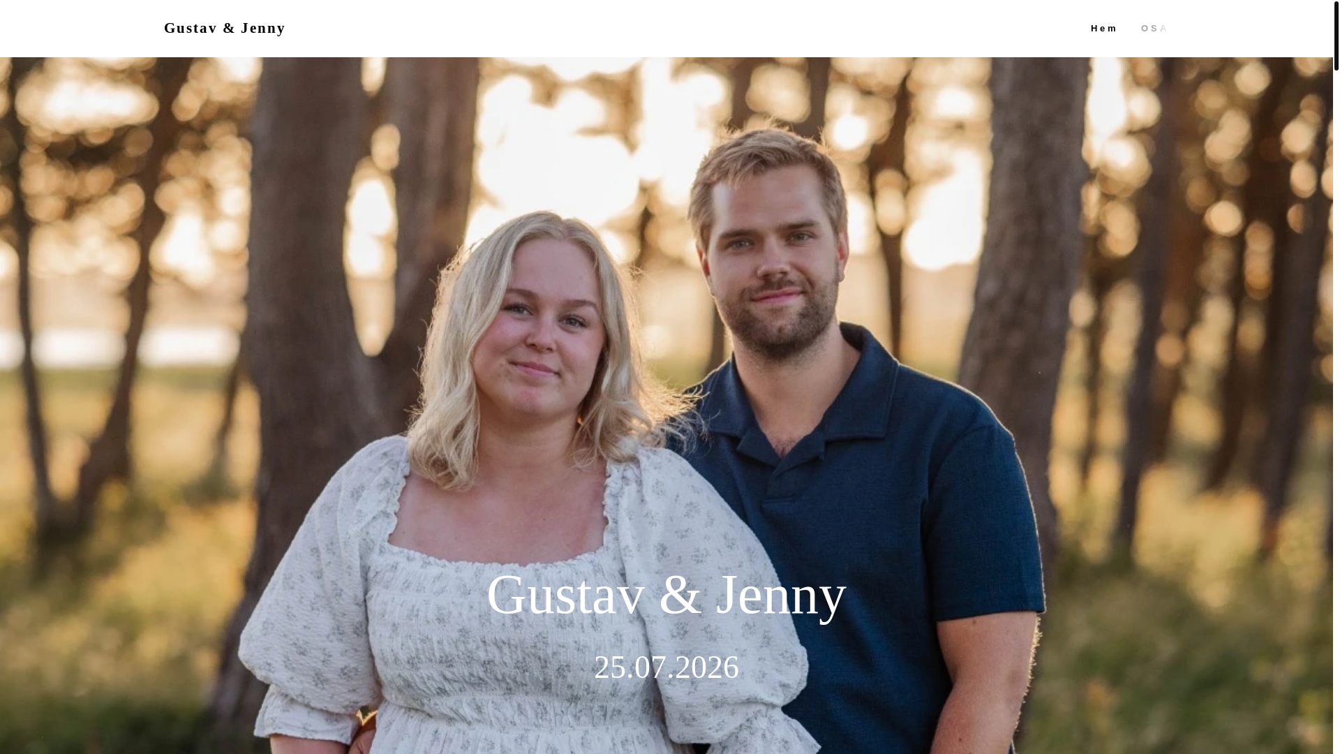 website screenshot of https://gustavjenny.se/
