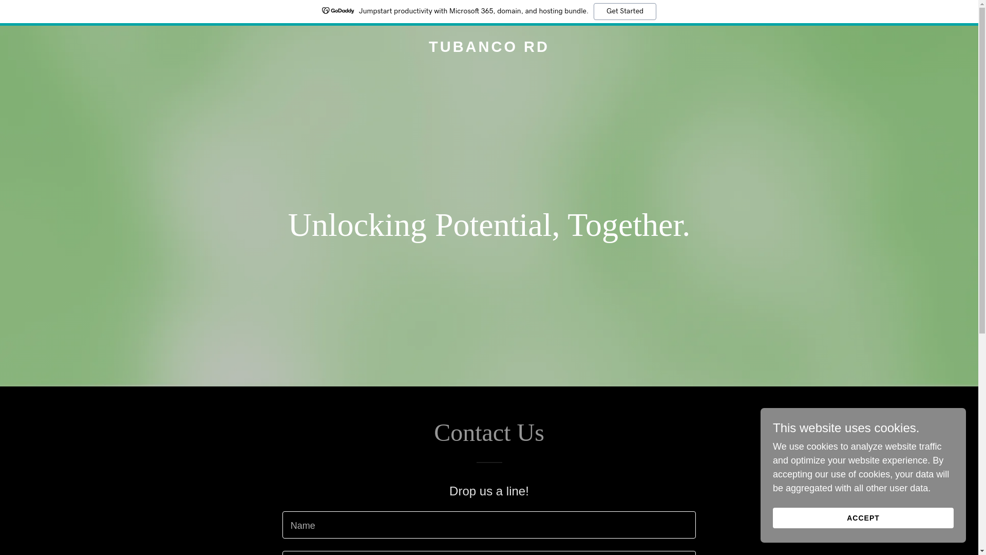website screenshot of https://tubancord.com/