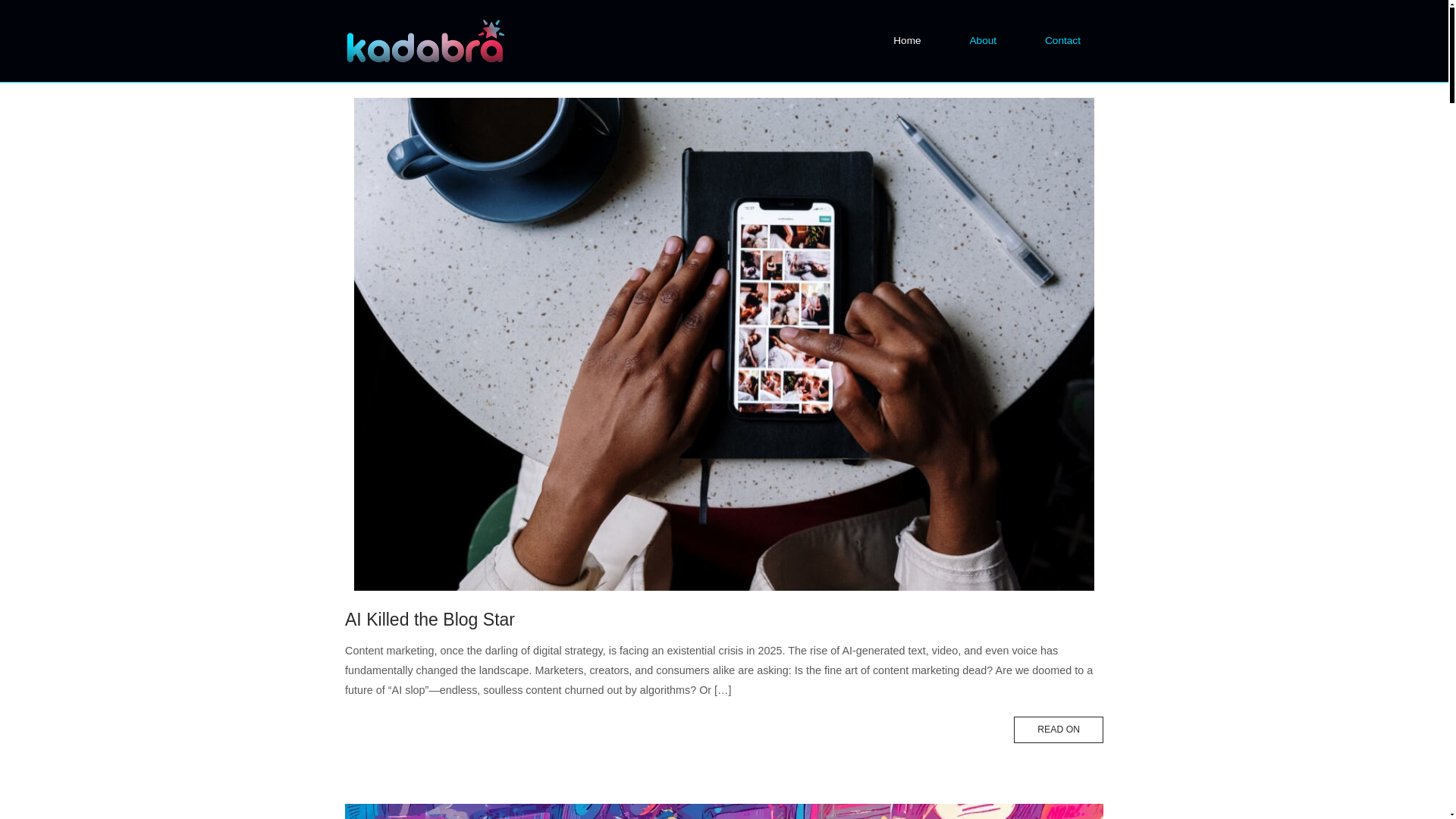 website screenshot of https://kadabra.pages.dev/